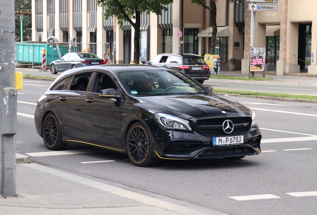 Mercedes-AMG CLA 45 Shooting Brake X117 Yellow Night Edition