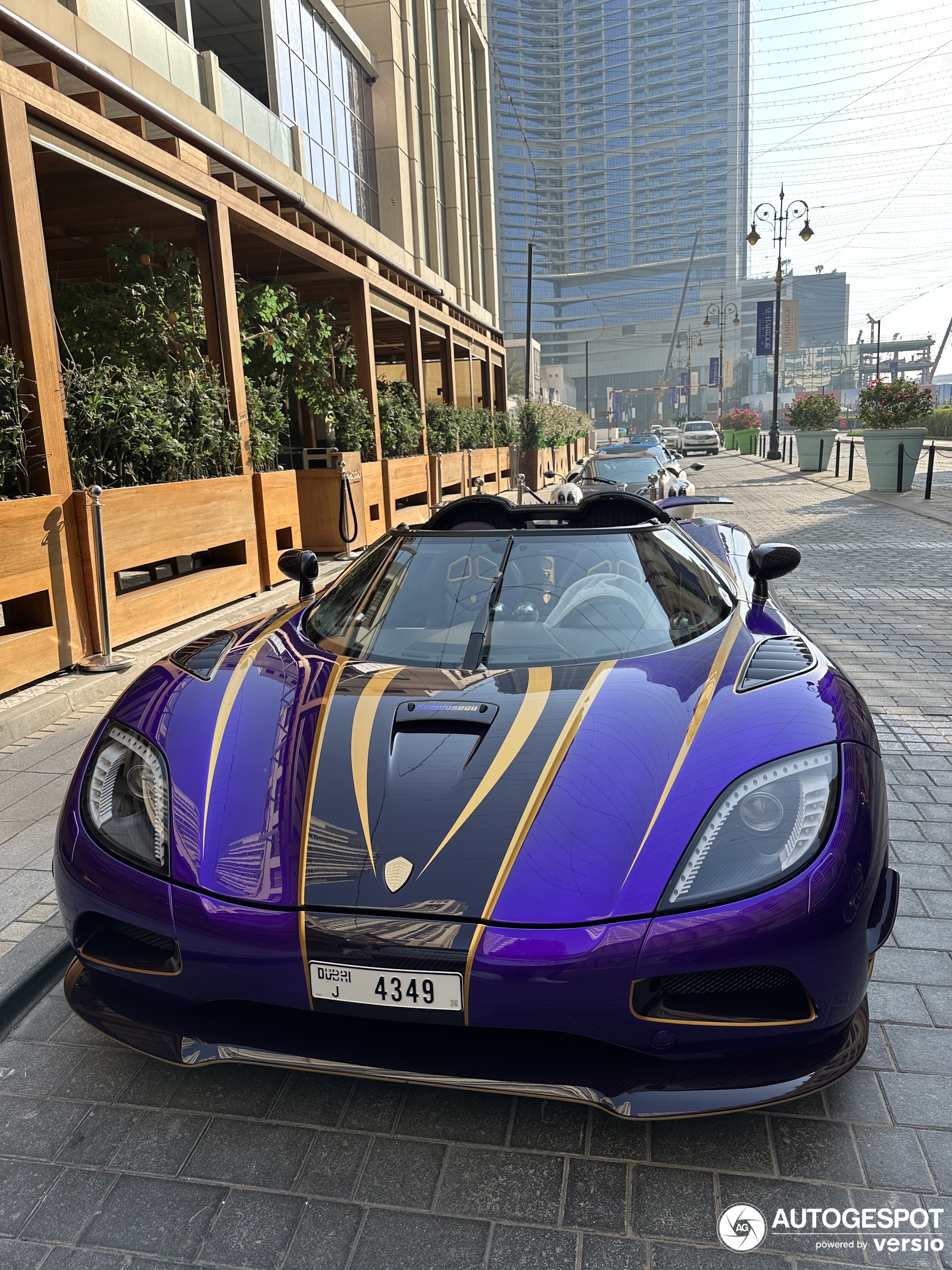 Another purple hypercar emerges, this time in Dubai.