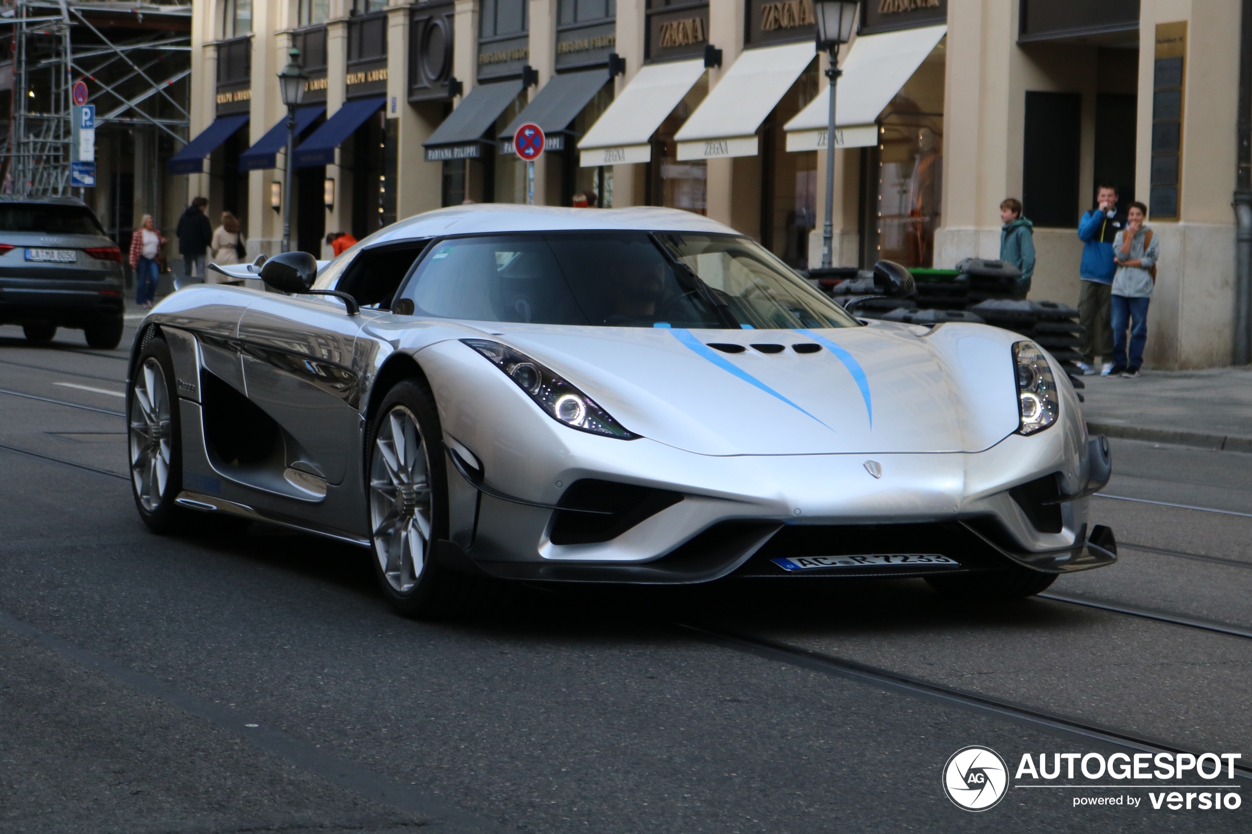 Endlich tauchte dieser Regera in München auf