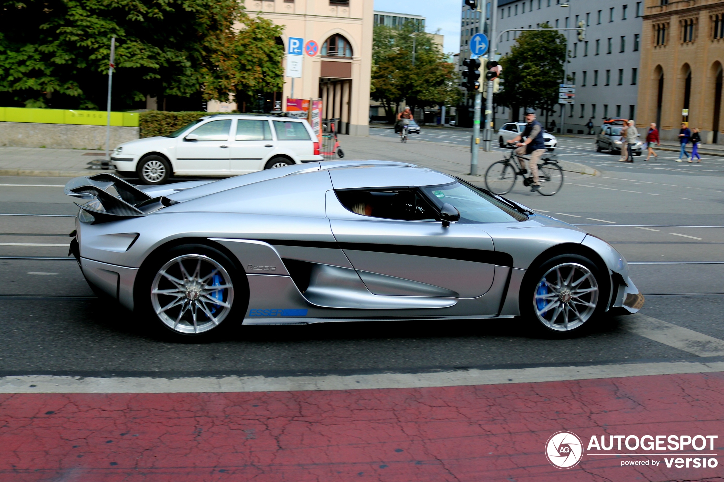 München mocht dit weekend een Koenigsegg Regera zien