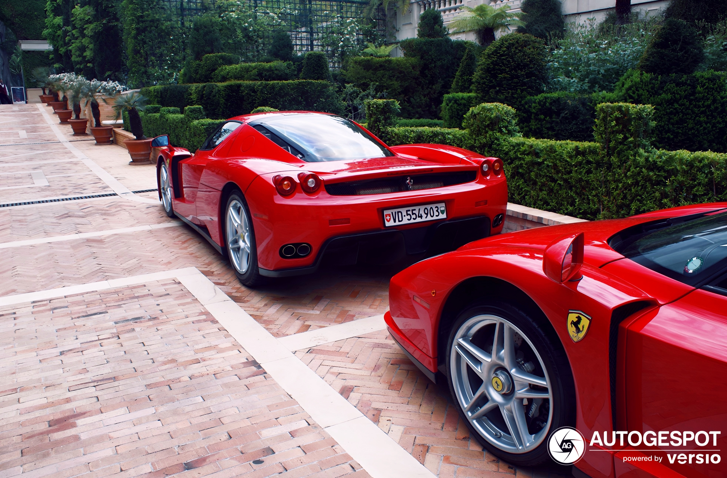 Eine atemberaubende Kombination zweier Enzo Ferraris