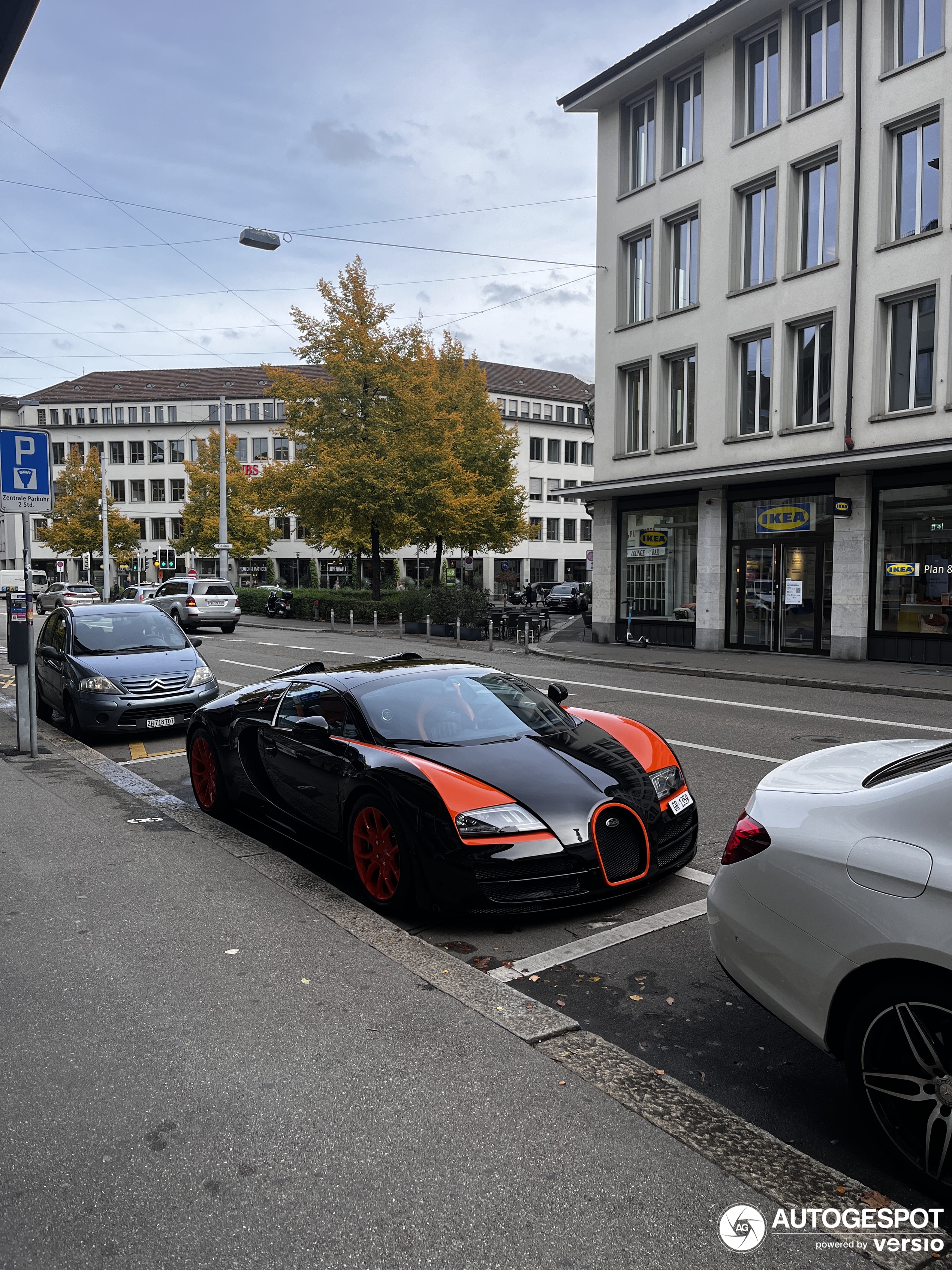 Ook in Zürich is de Bugatti populatie hoog