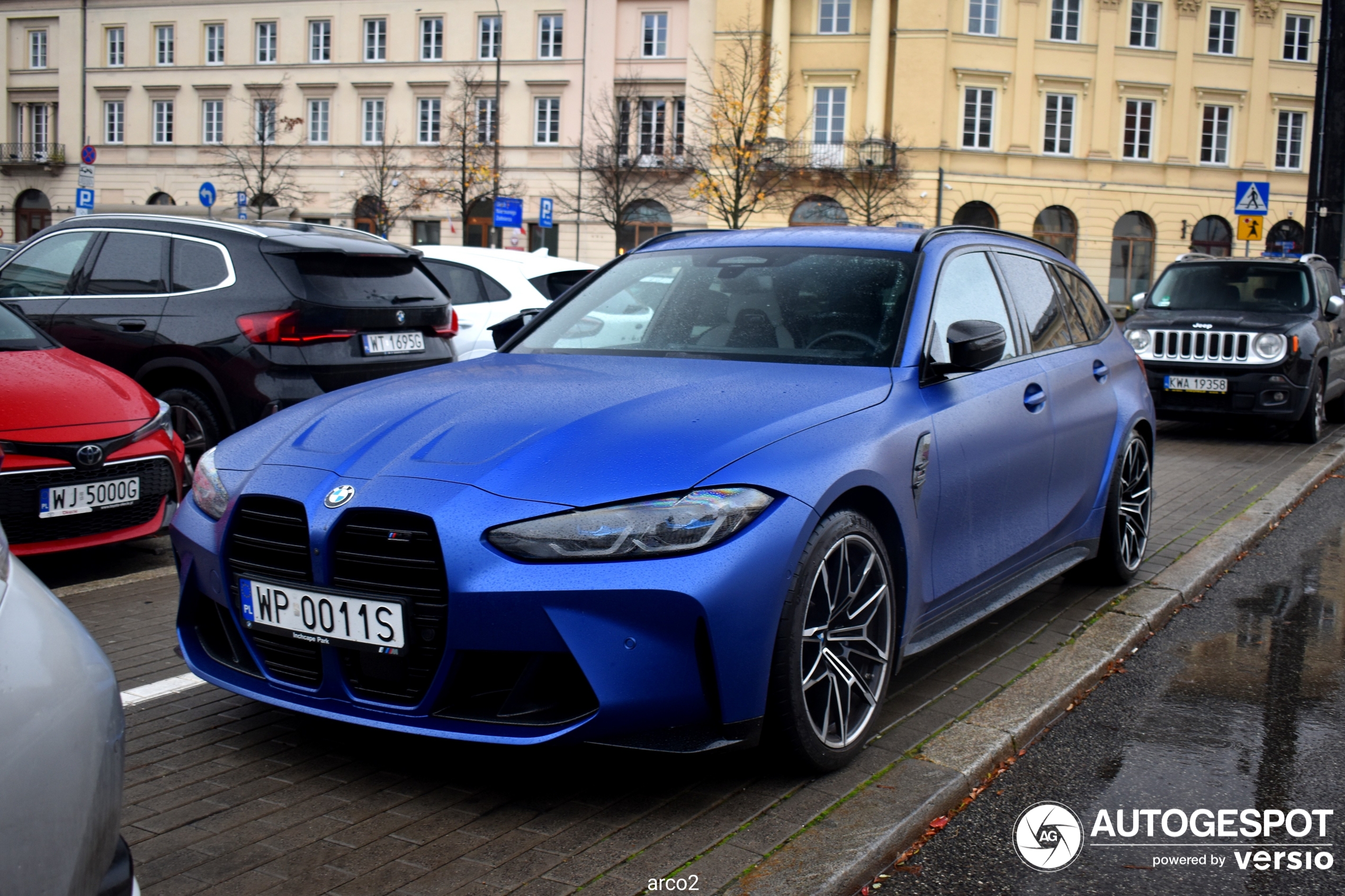 2023 BMW M3 Competition Touring G81 in Le Mans Blau Metallic 