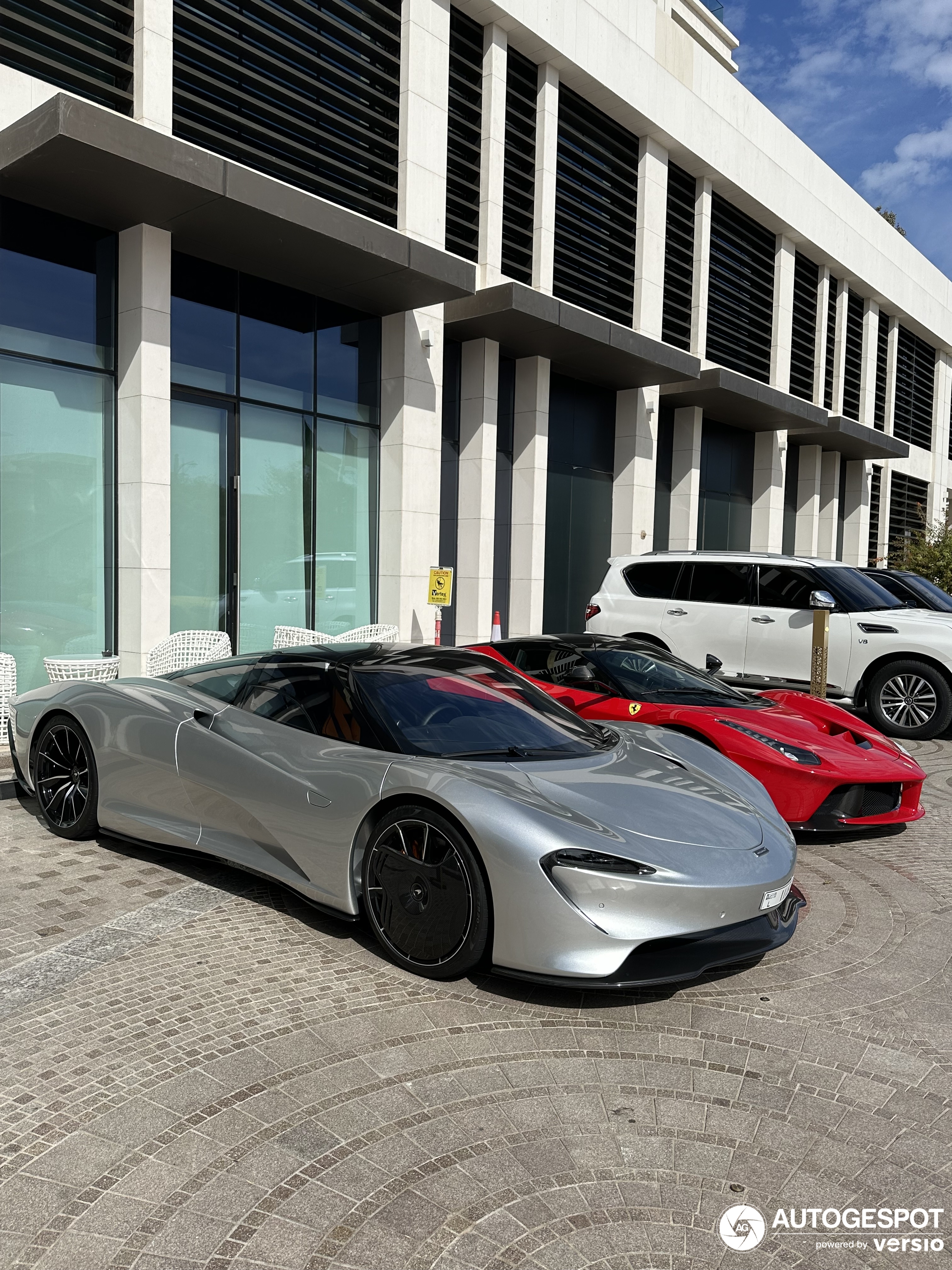 Der Silberne Speedtail erscheint erneut in Dubai