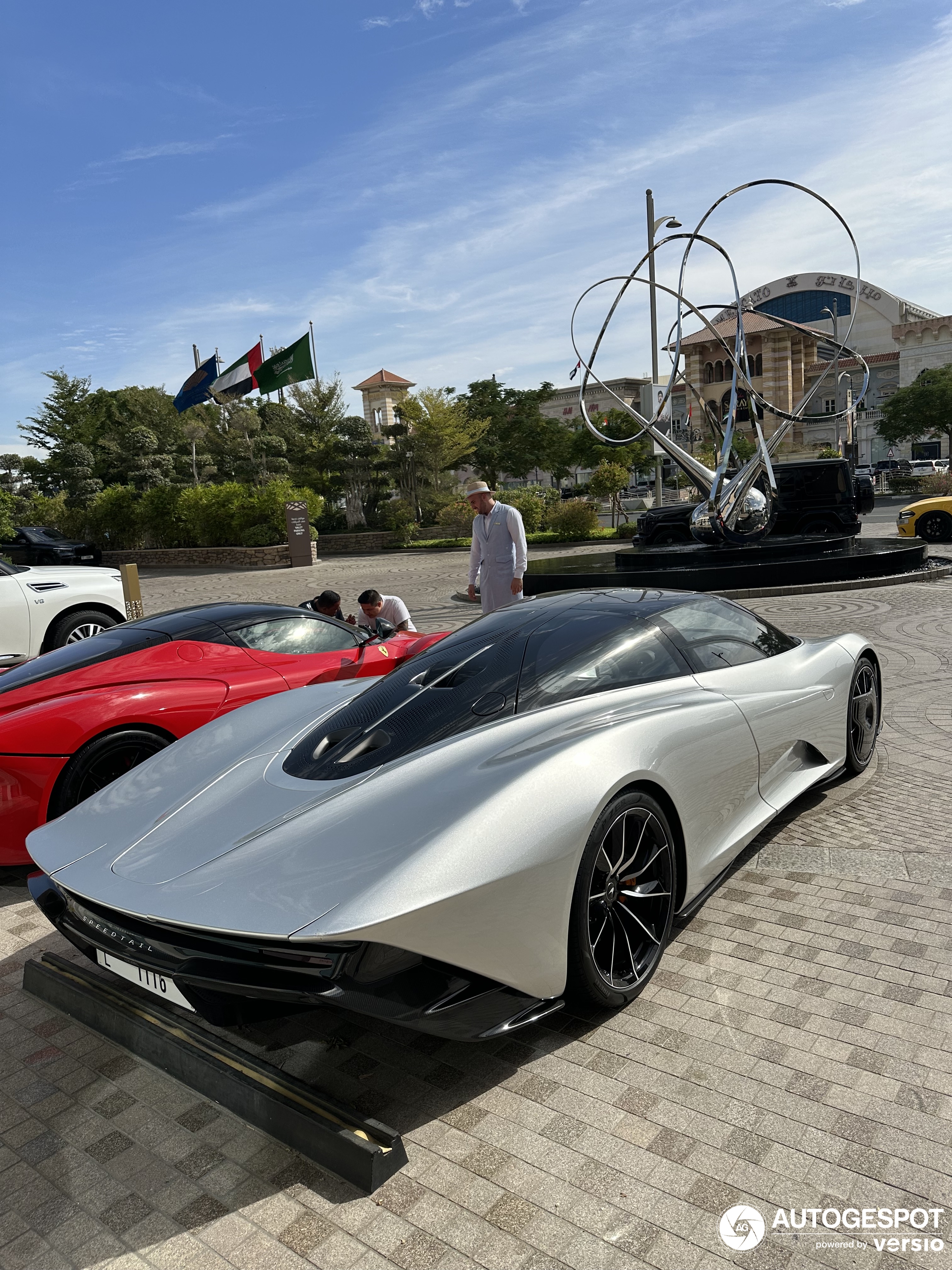 Der Silberne Speedtail erscheint erneut in Dubai