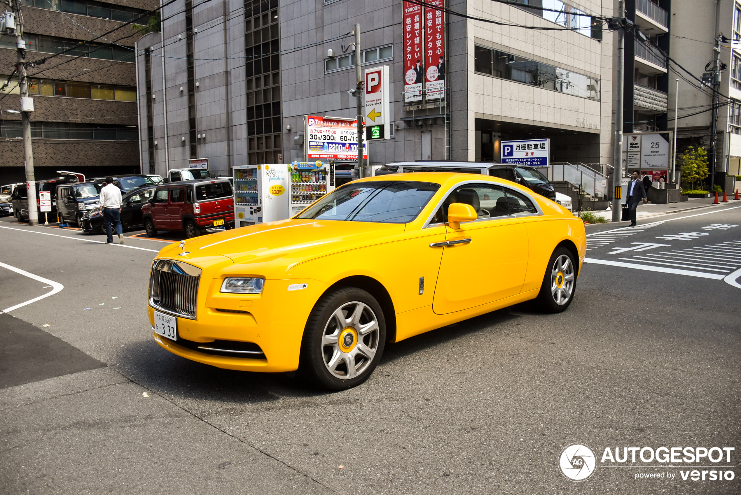 In den vergangenen Tagen waren gleich mehrere gelbe Rolls-Royce unterwegs.