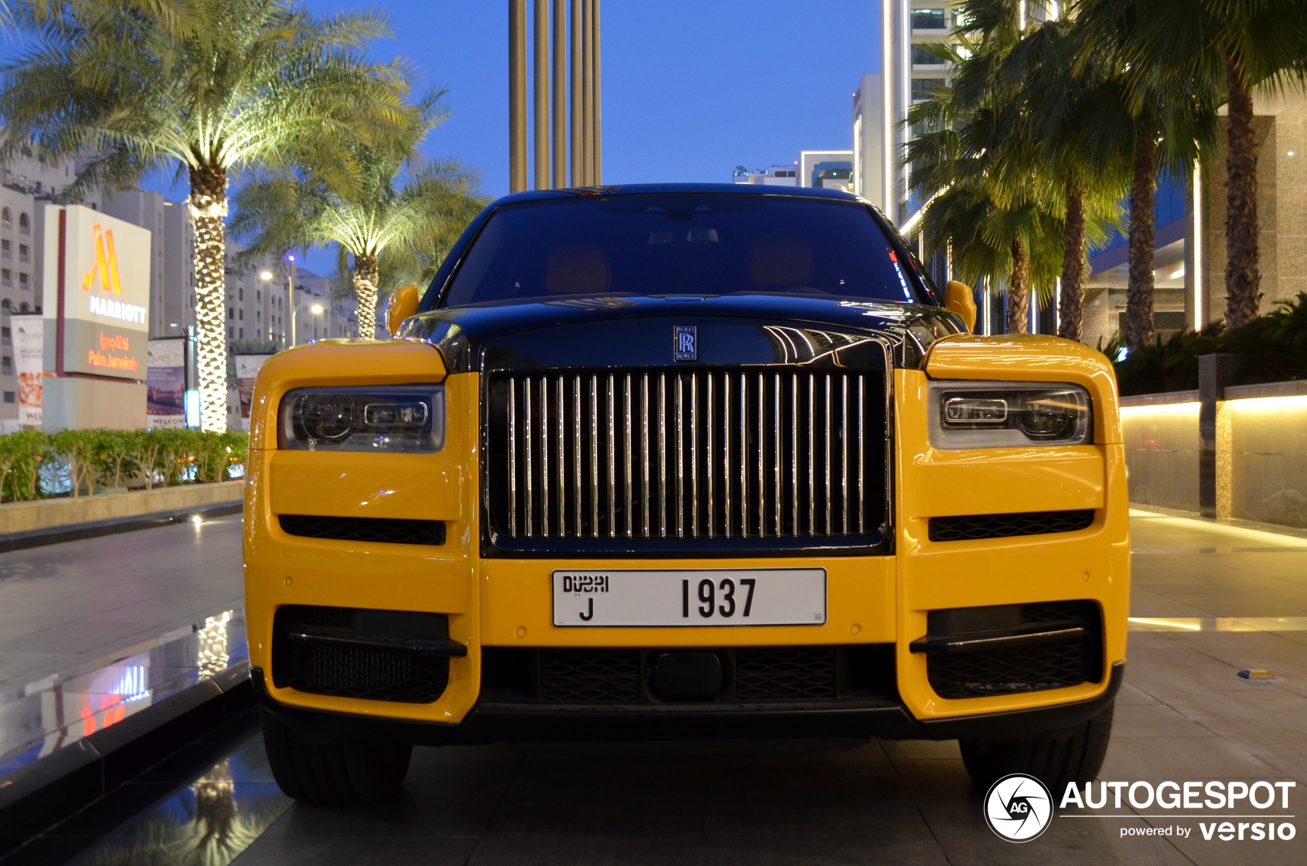 In den vergangenen Tagen waren gleich mehrere gelbe Rolls-Royce unterwegs.
