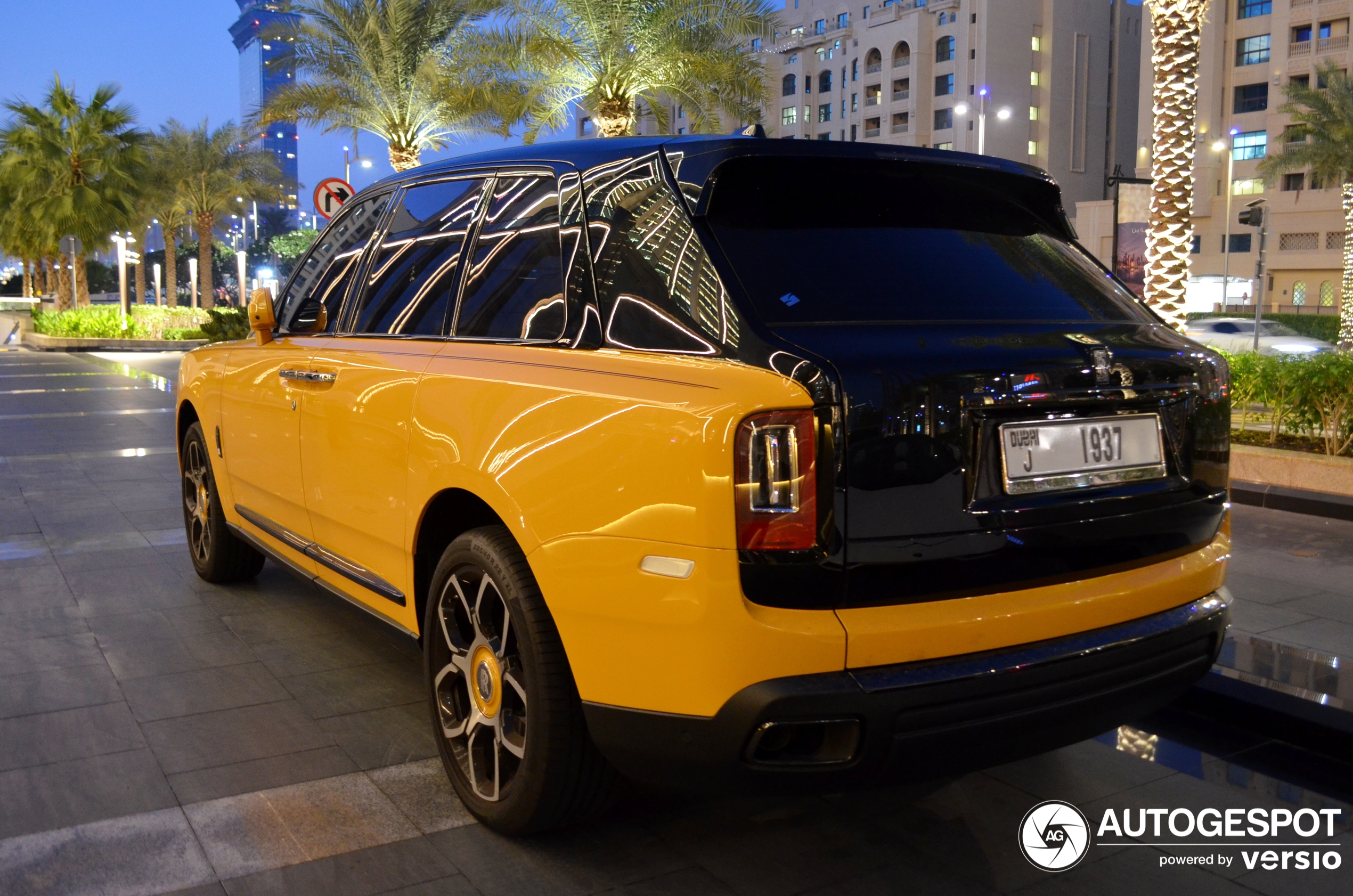 In den vergangenen Tagen waren gleich mehrere gelbe Rolls-Royce unterwegs.