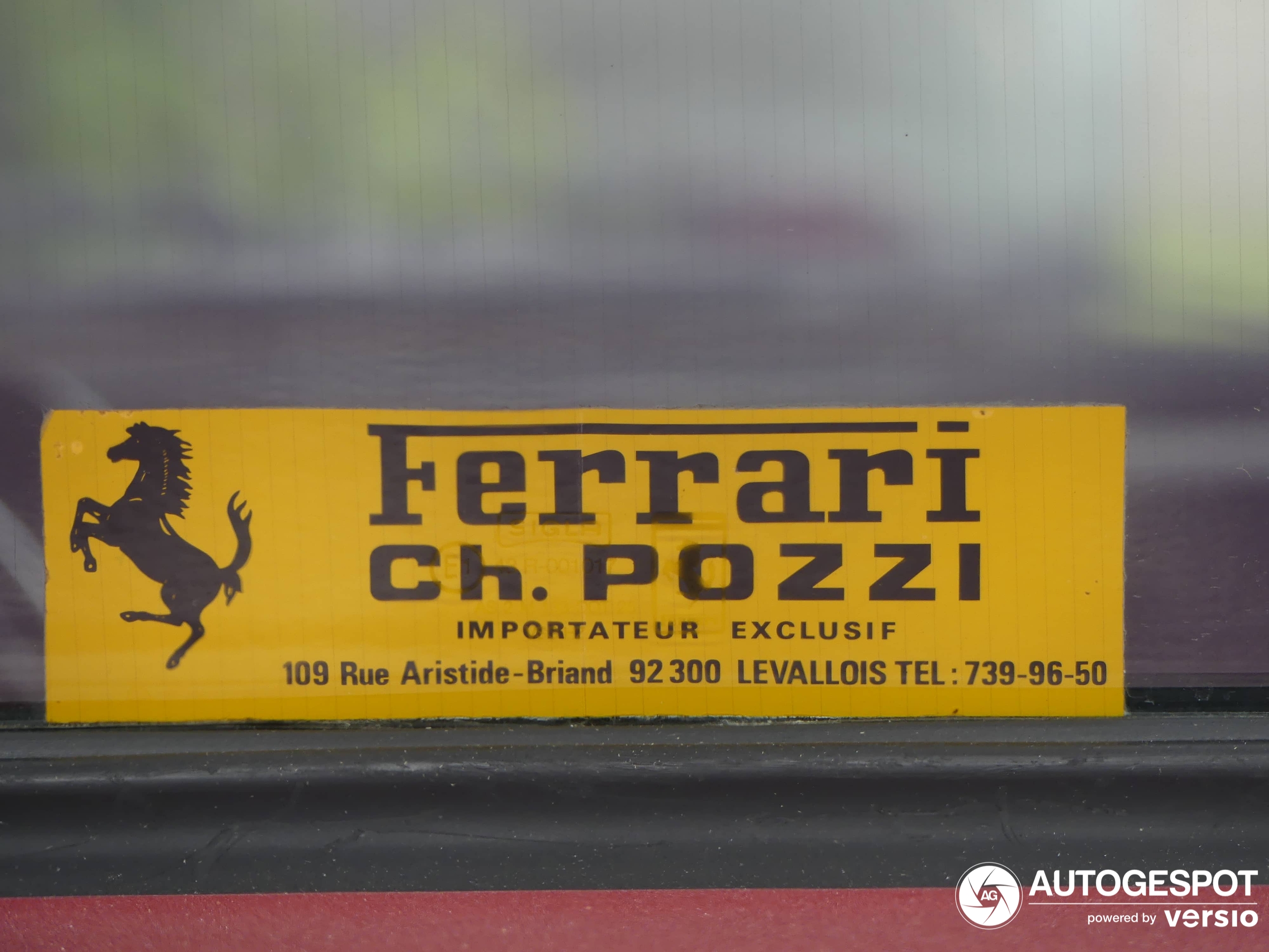 Sticker Ferrari Ch.Pozzi