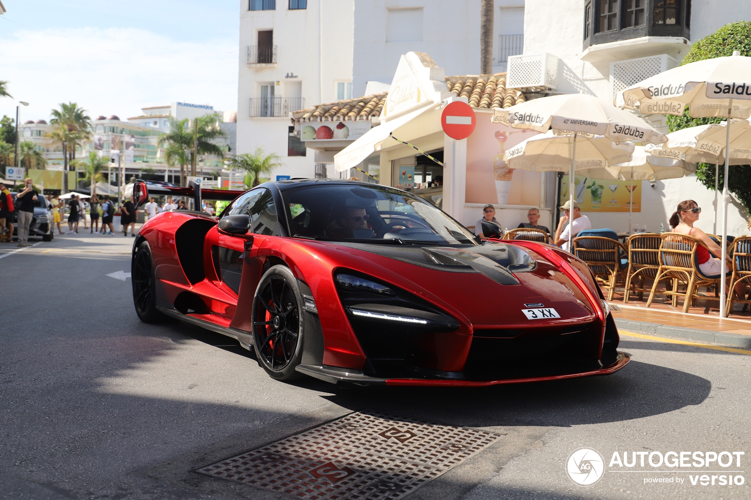 An impressive McLaren Senna makes an appearance in Marbella