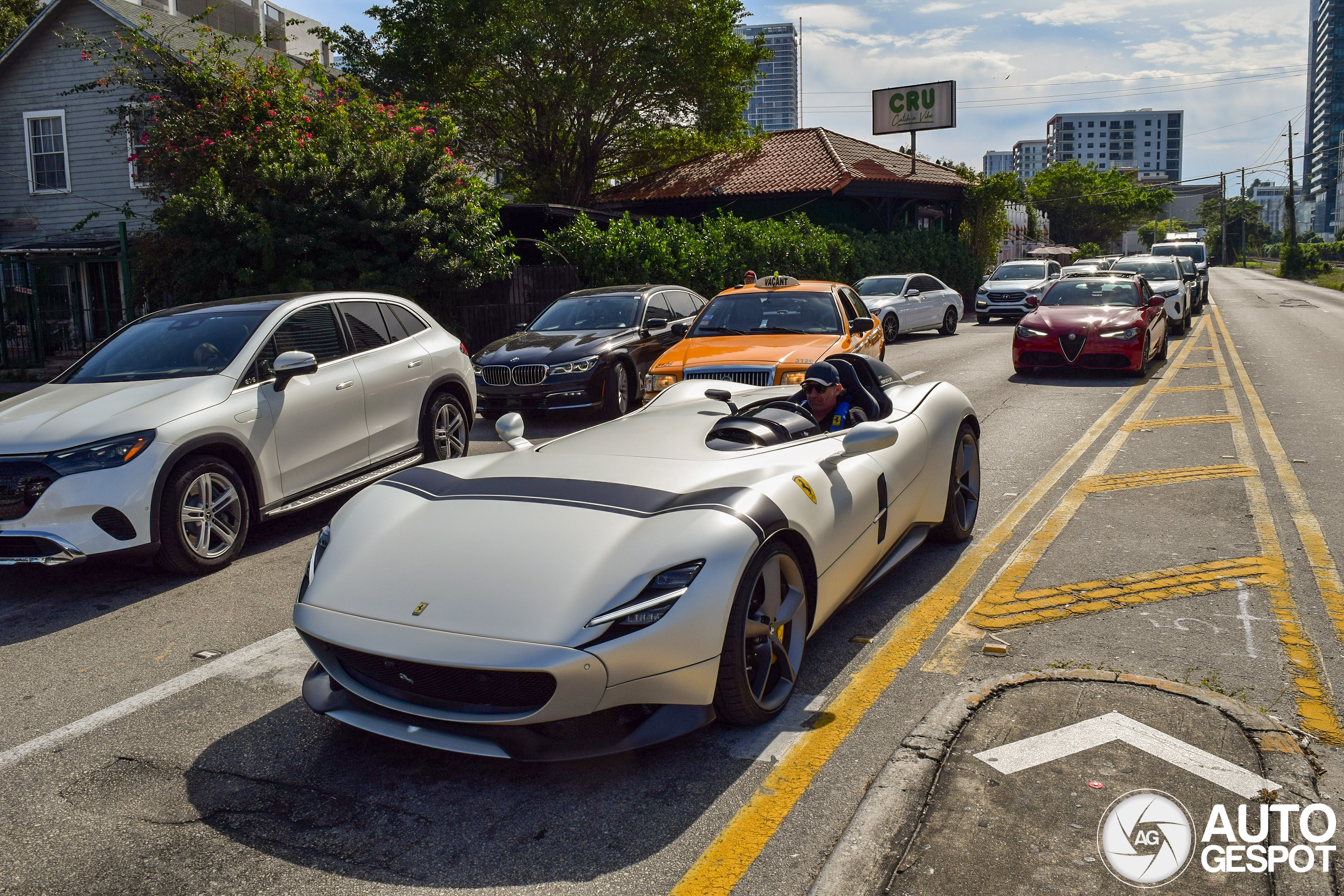 Ferrari Monza SP1 laat zich in Miami zien