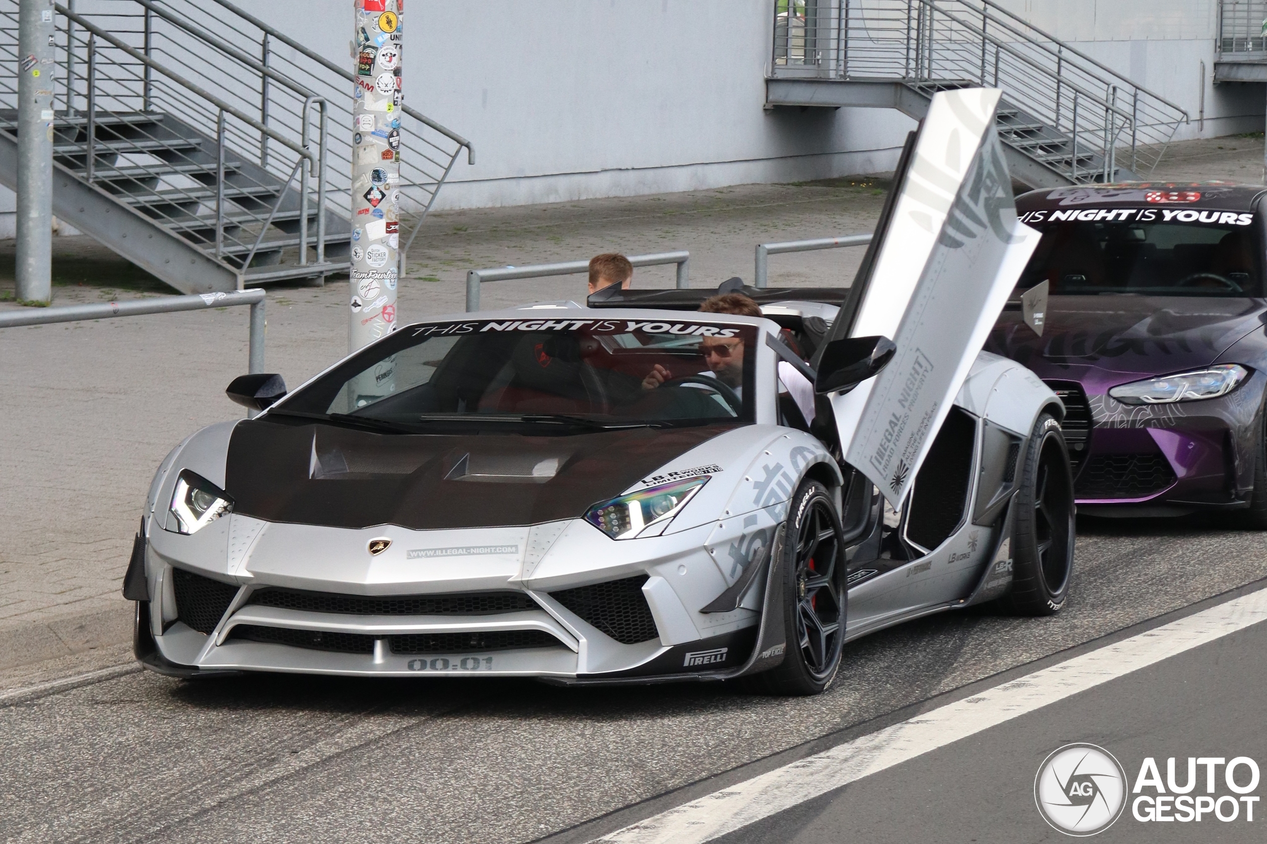 Lamborghini Aventador S LP740-4 Roadster Liberty Walk LB Performance Wide Body