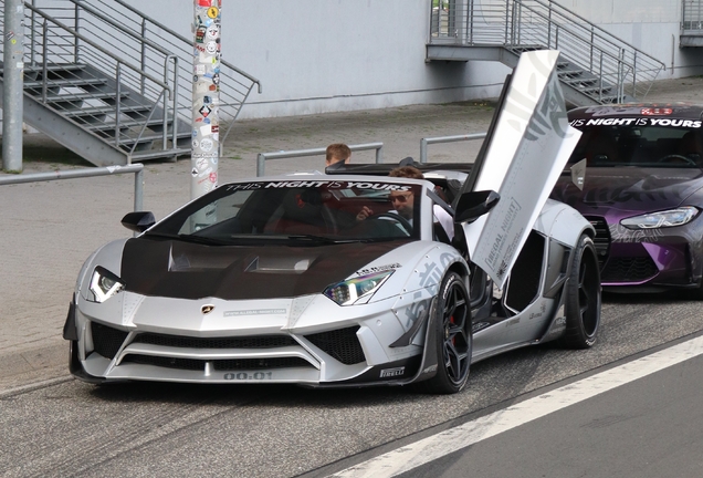 Lamborghini Aventador S LP740-4 Roadster Liberty Walk LB Performance Wide Body