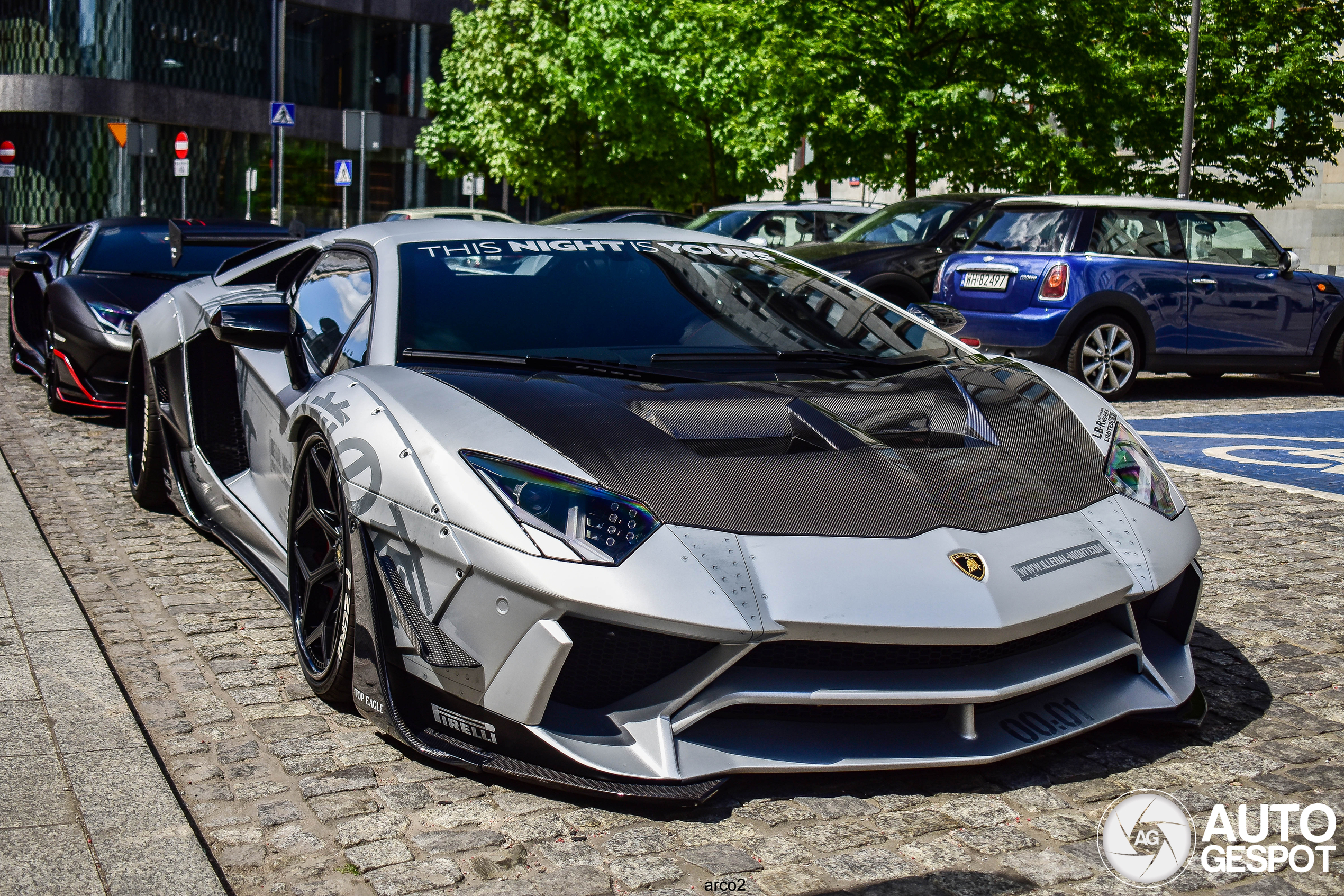 Lamborghini Aventador S LP740-4 Roadster Liberty Walk LB Performance Wide Body