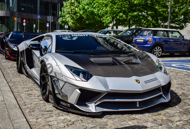 Lamborghini Aventador S LP740-4 Roadster Liberty Walk LB Performance Wide Body