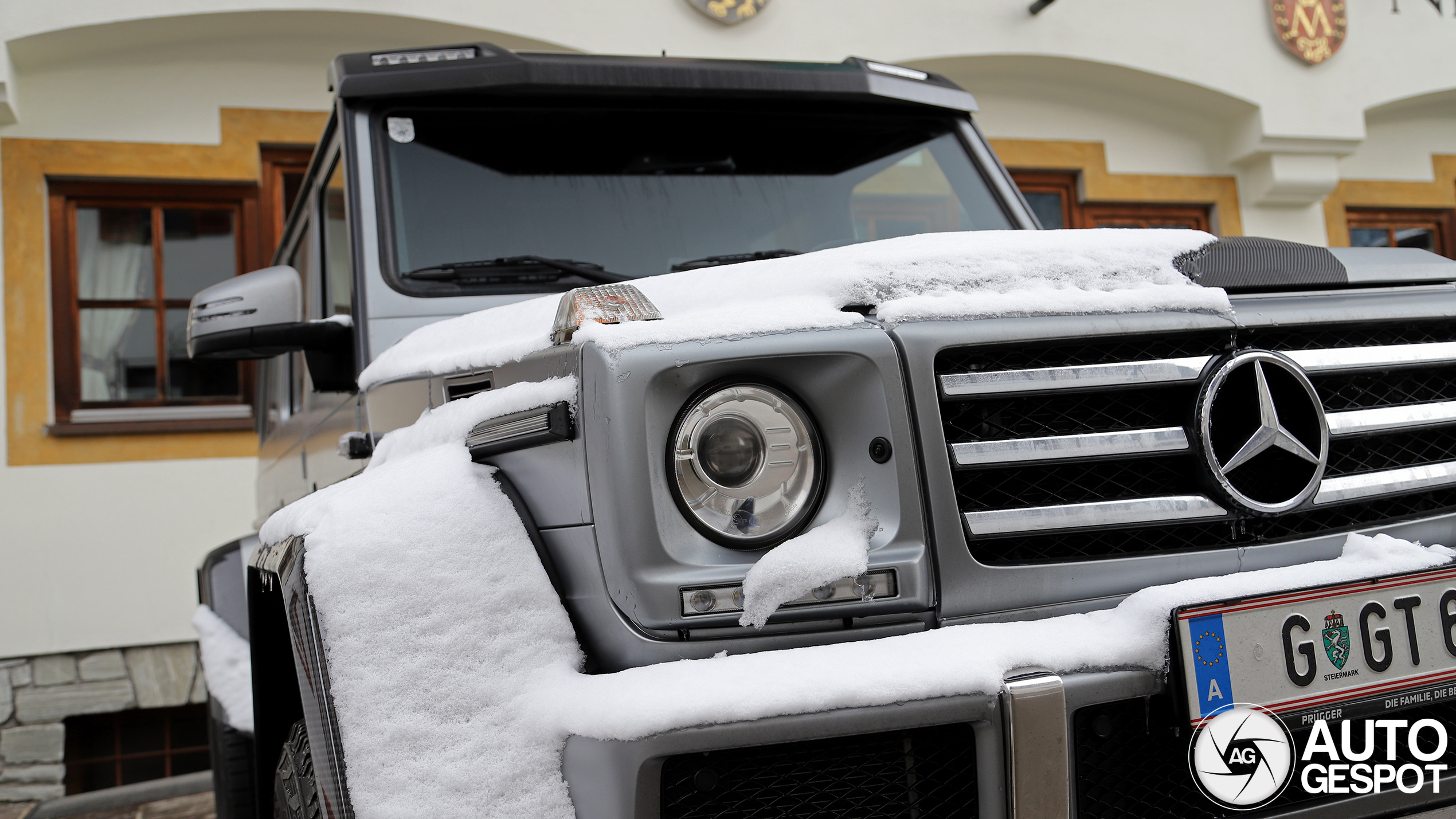 Mercedes-Benz G500 Kwadraat in het juiste klimaat