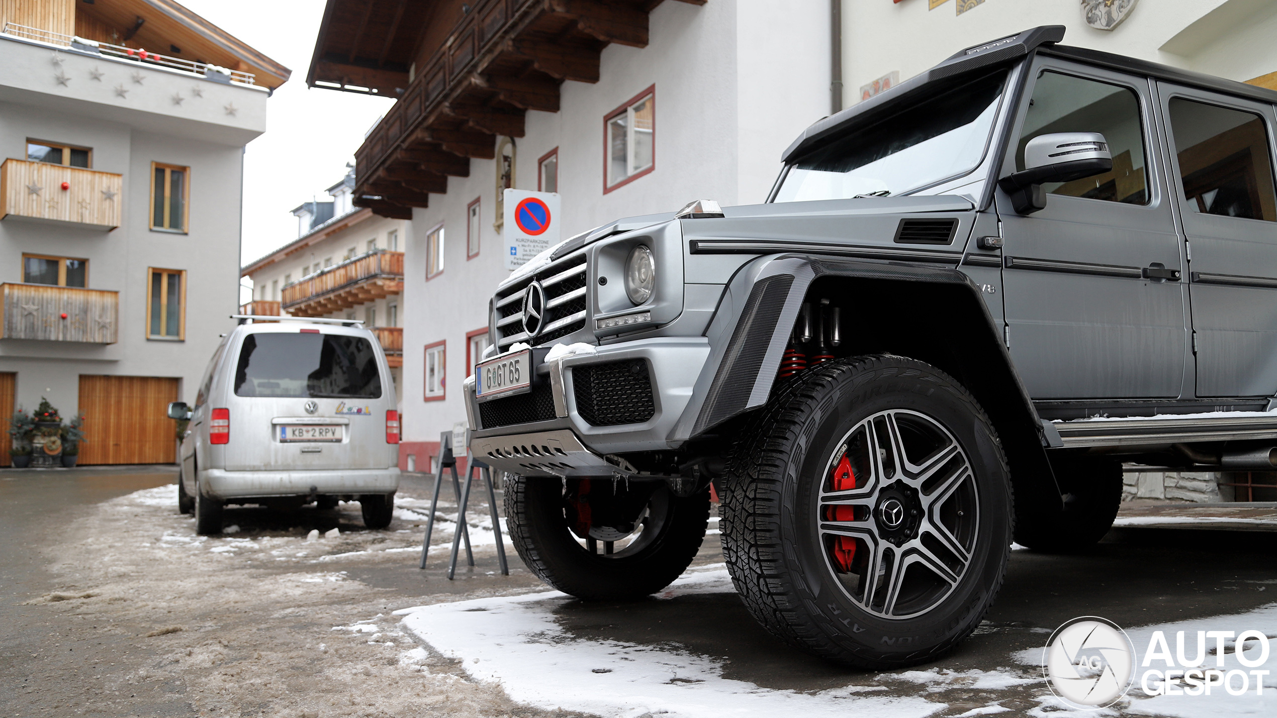 Mercedes-Benz G500 Kwadraat in het juiste klimaat