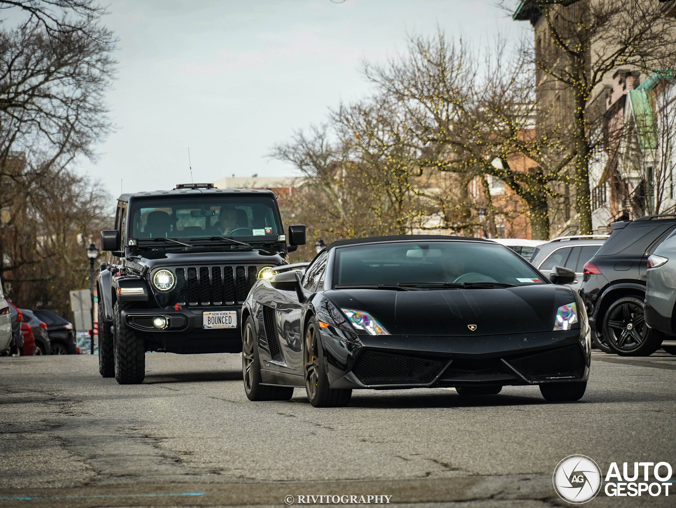 Amerikaanse Lamborghini Gallardo's in goed gezelschap