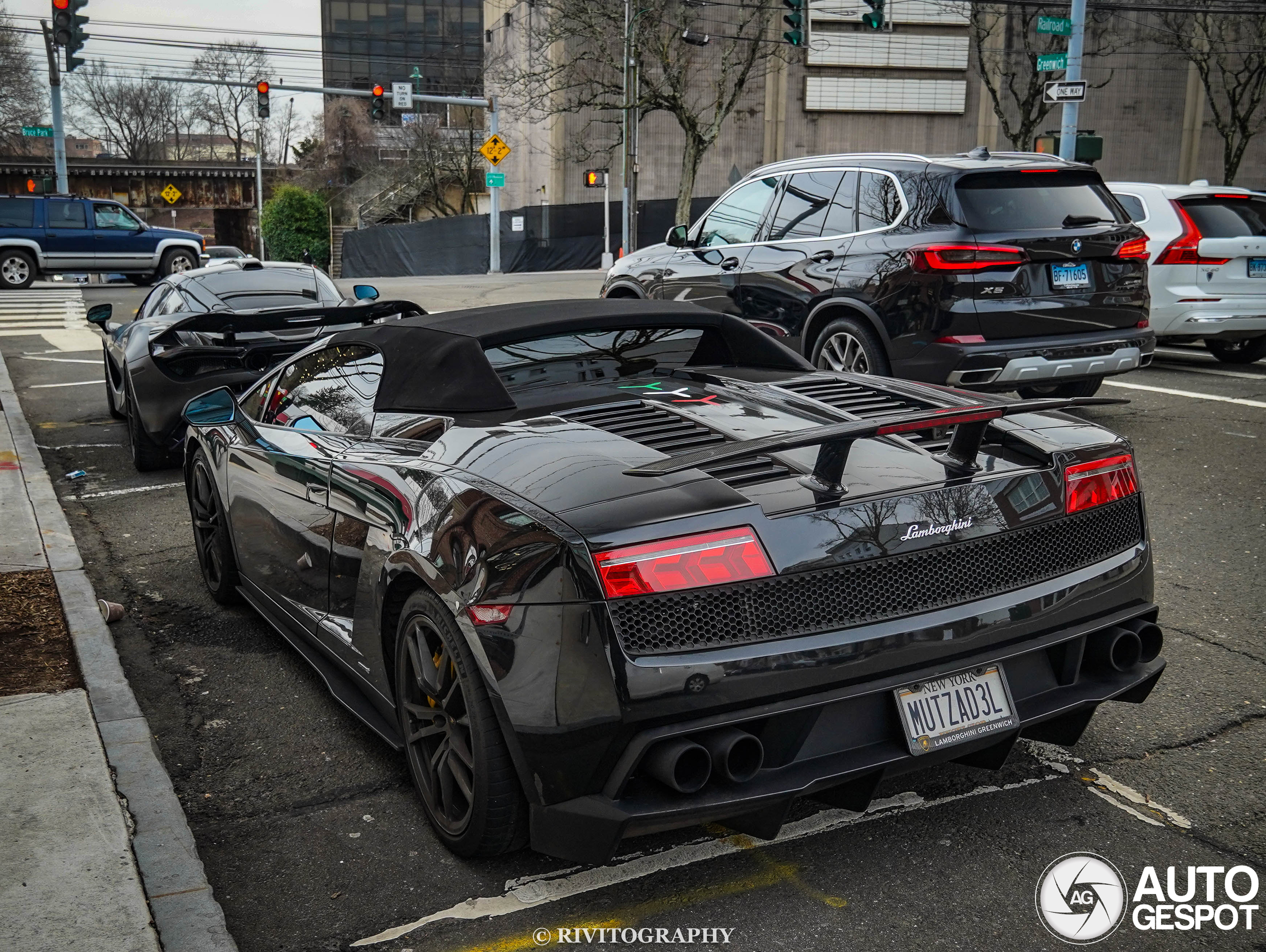 Amerikaanse Lamborghini Gallardo's in goed gezelschap