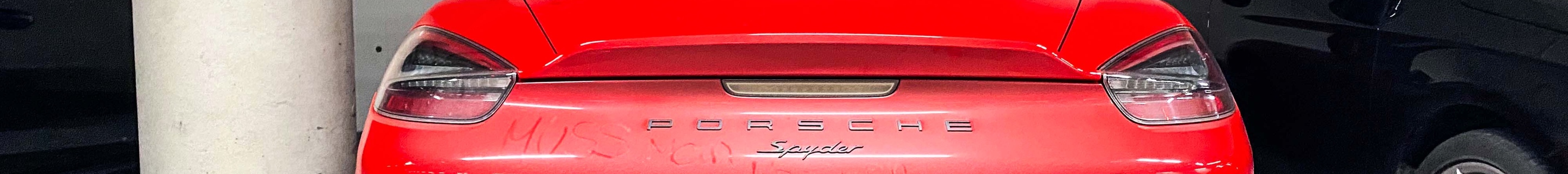 Porsche 981 Boxster Spyder