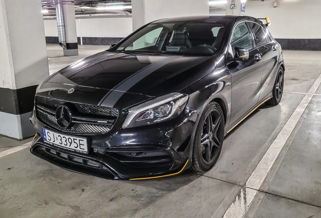 Mercedes-AMG A 45 W176 Yellow Night Edition