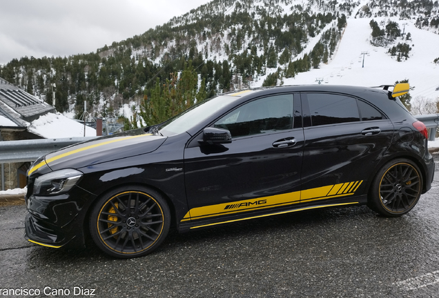 Mercedes-AMG A 45 W176 Yellow Night Edition