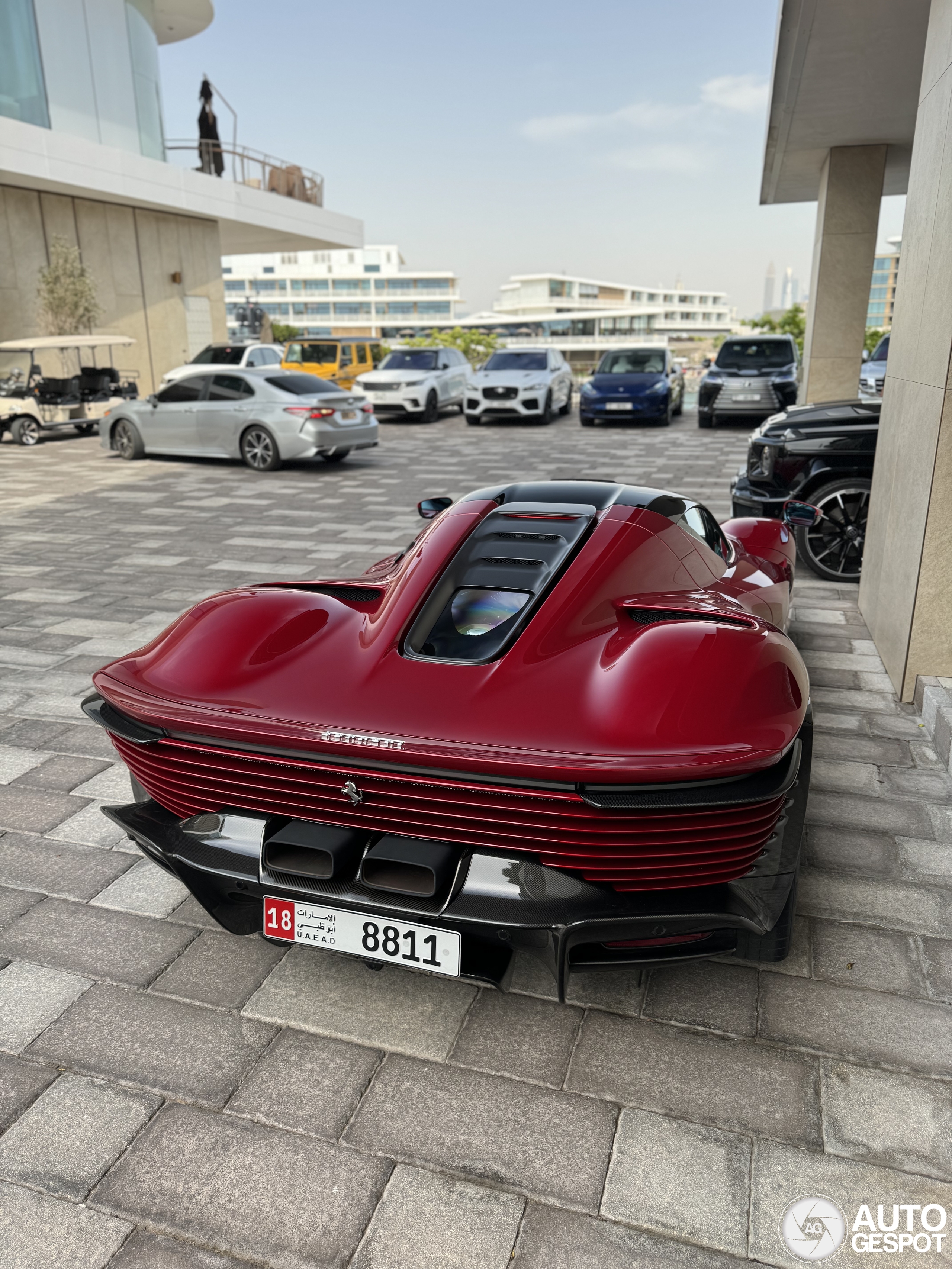 Ferrari Daytona SP3 eindelijk aangekomen in Dubai