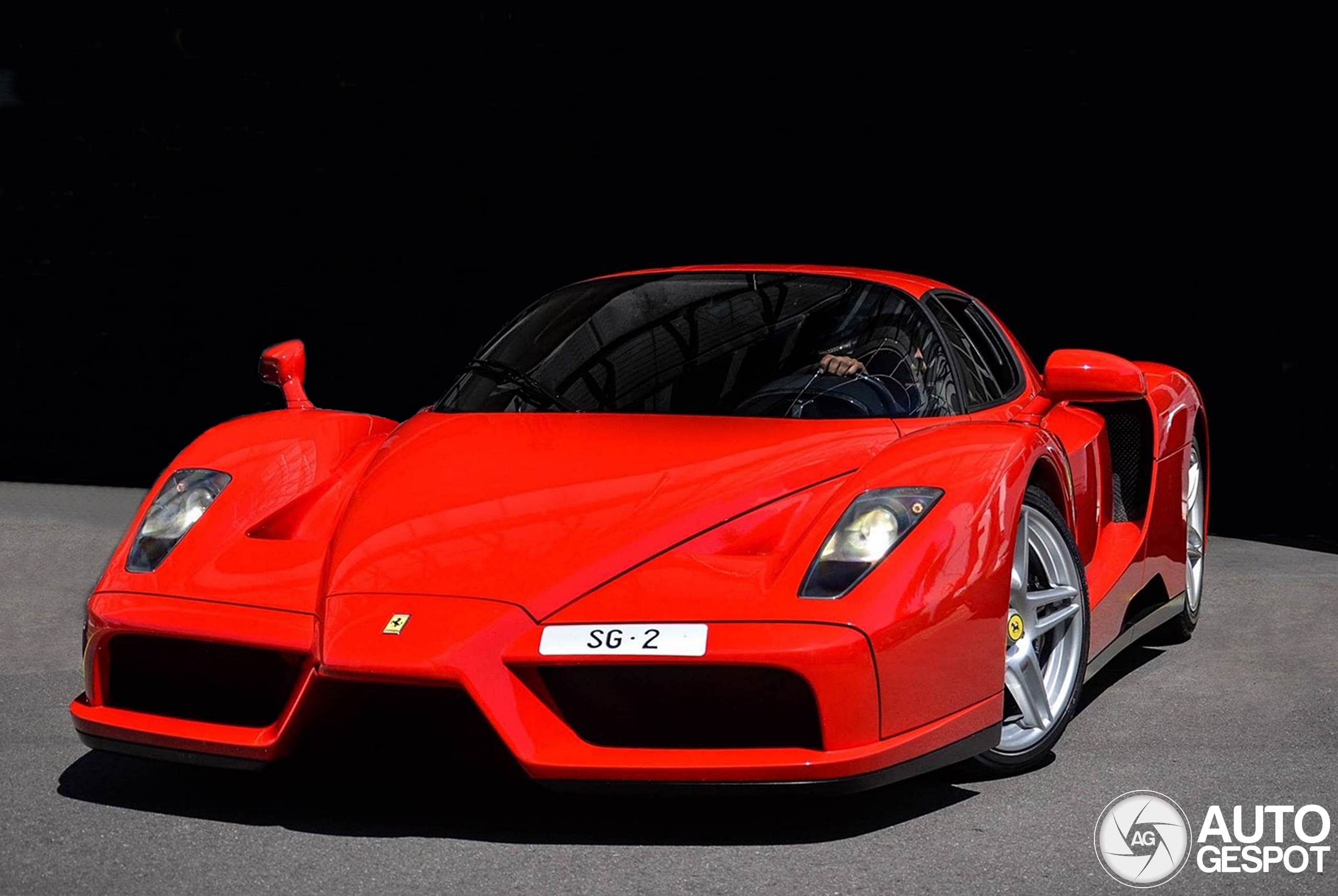 Who is more special, the license plate or the Enzo?