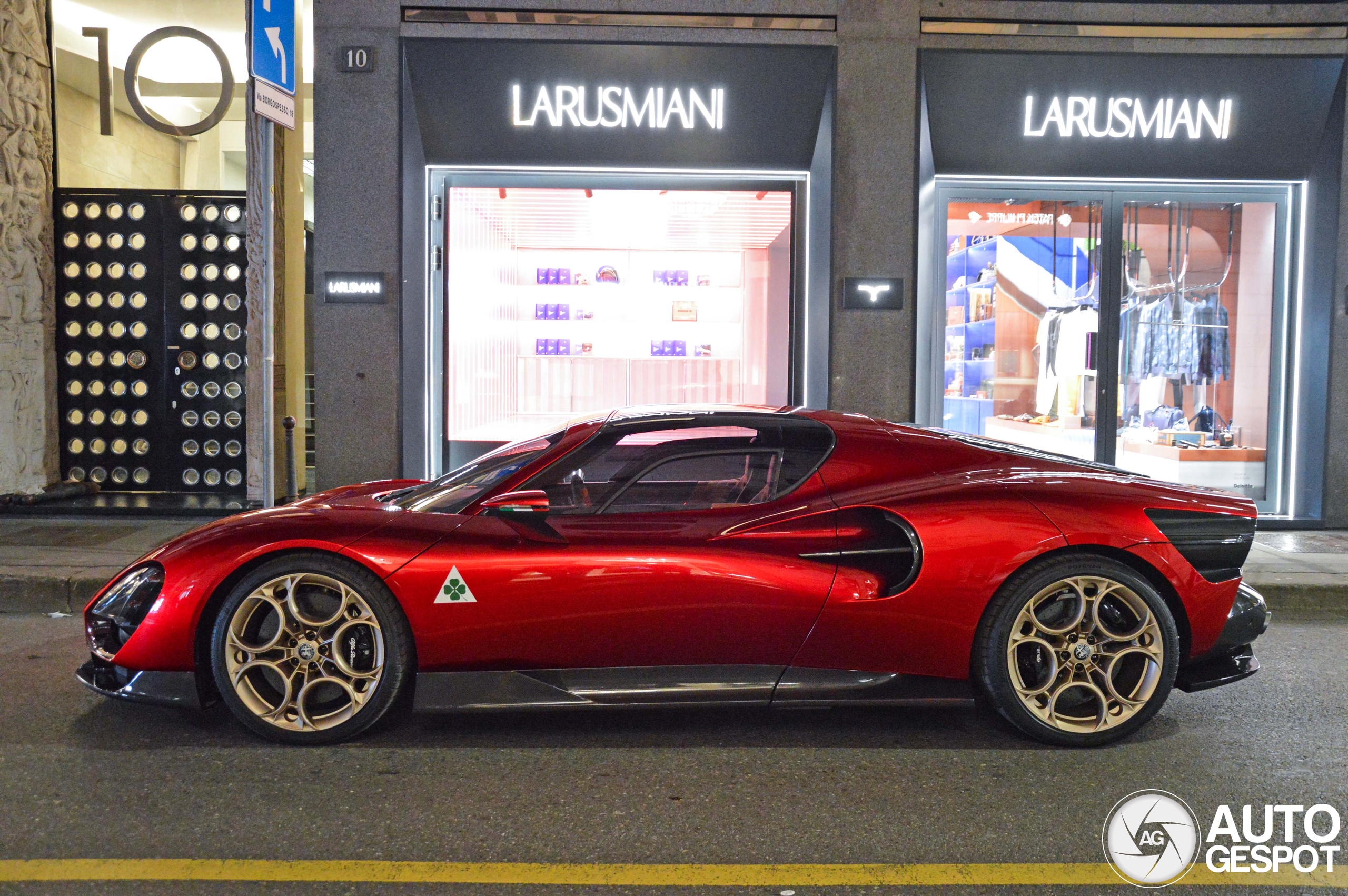 Monaco madness: Bottas behind the wheel of the first customer 33 Stradale