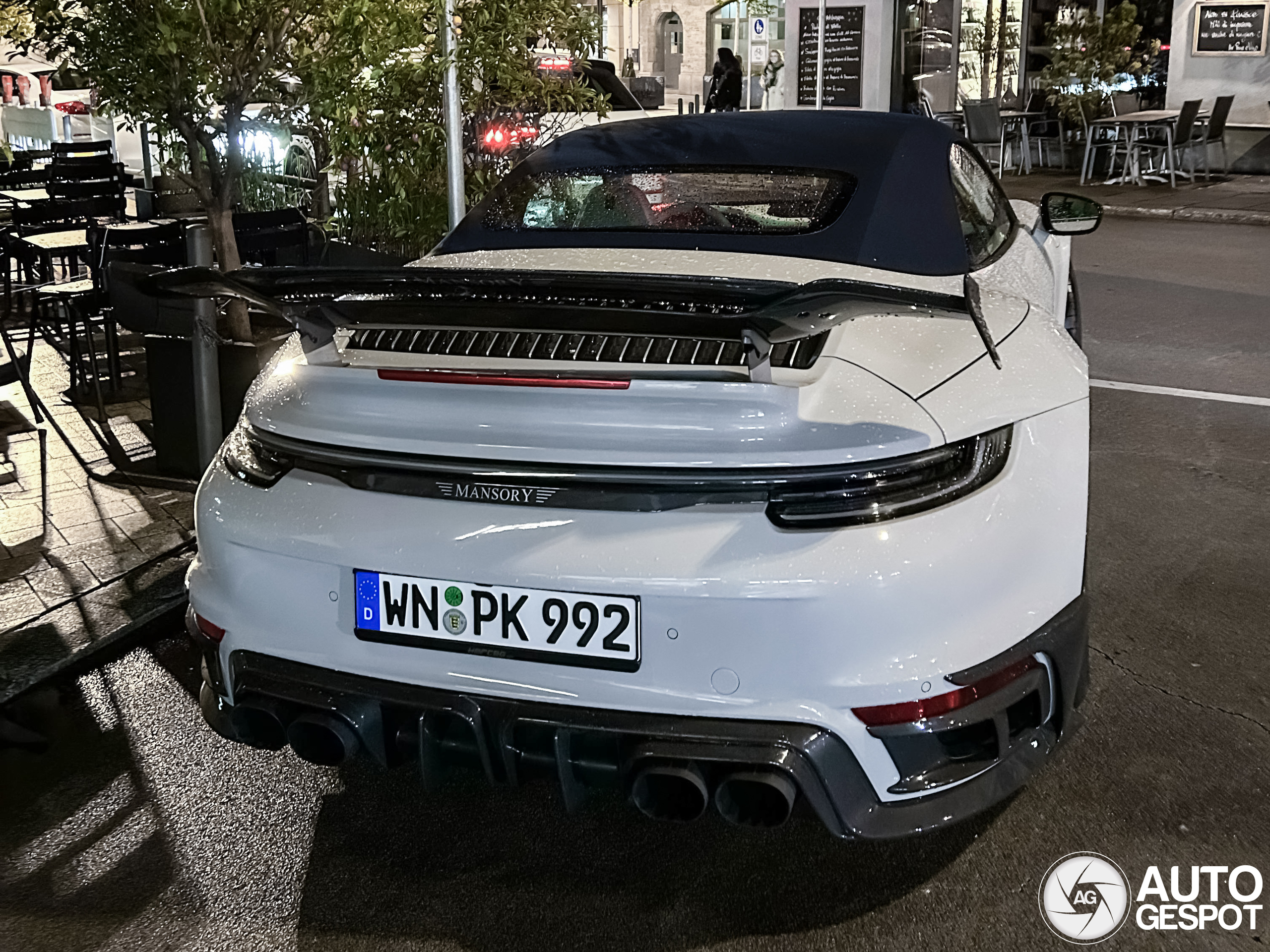 Nog meer Mansory tuning: Porsche 992 Turbo S Cabriolet