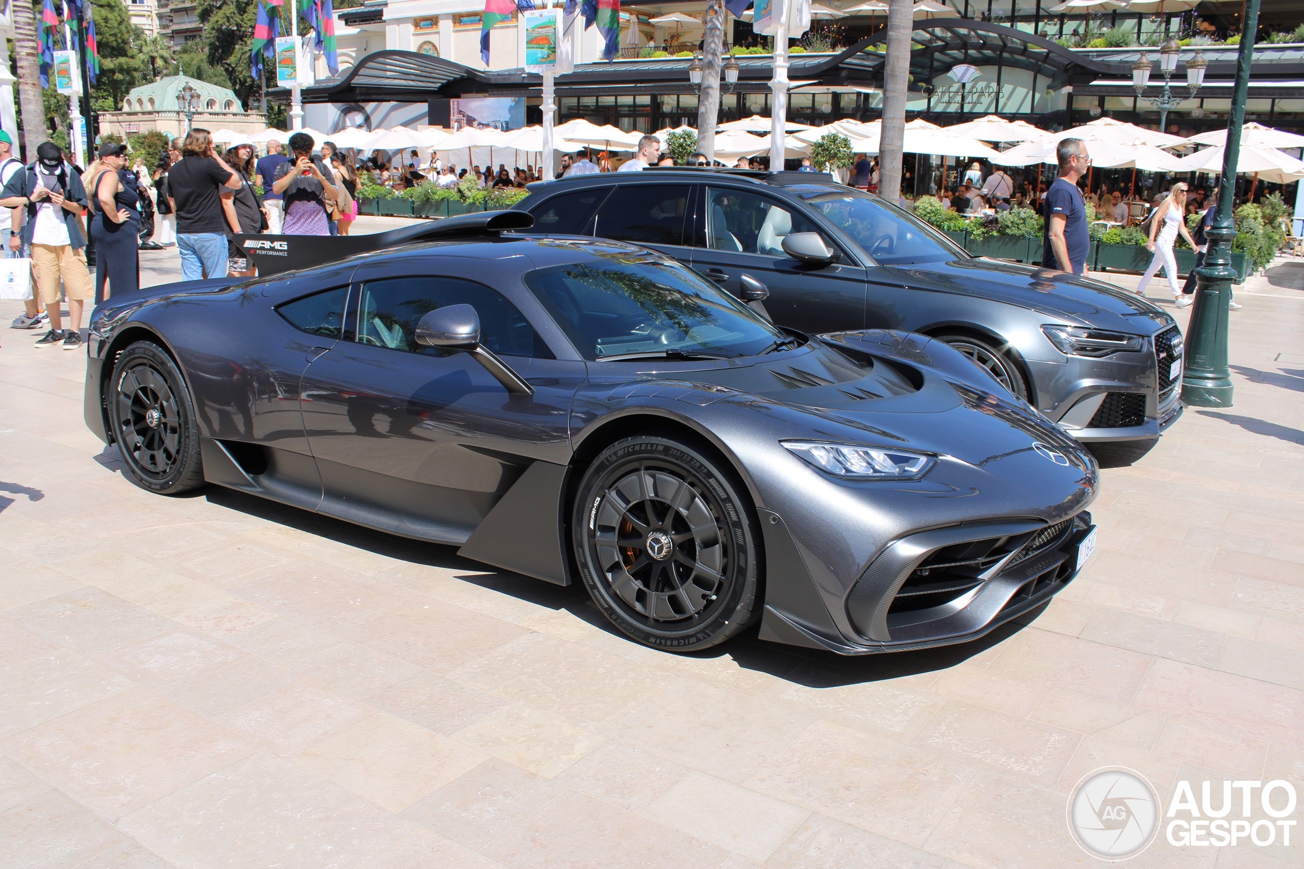 Das ist der erste AMG One in Monaco.
