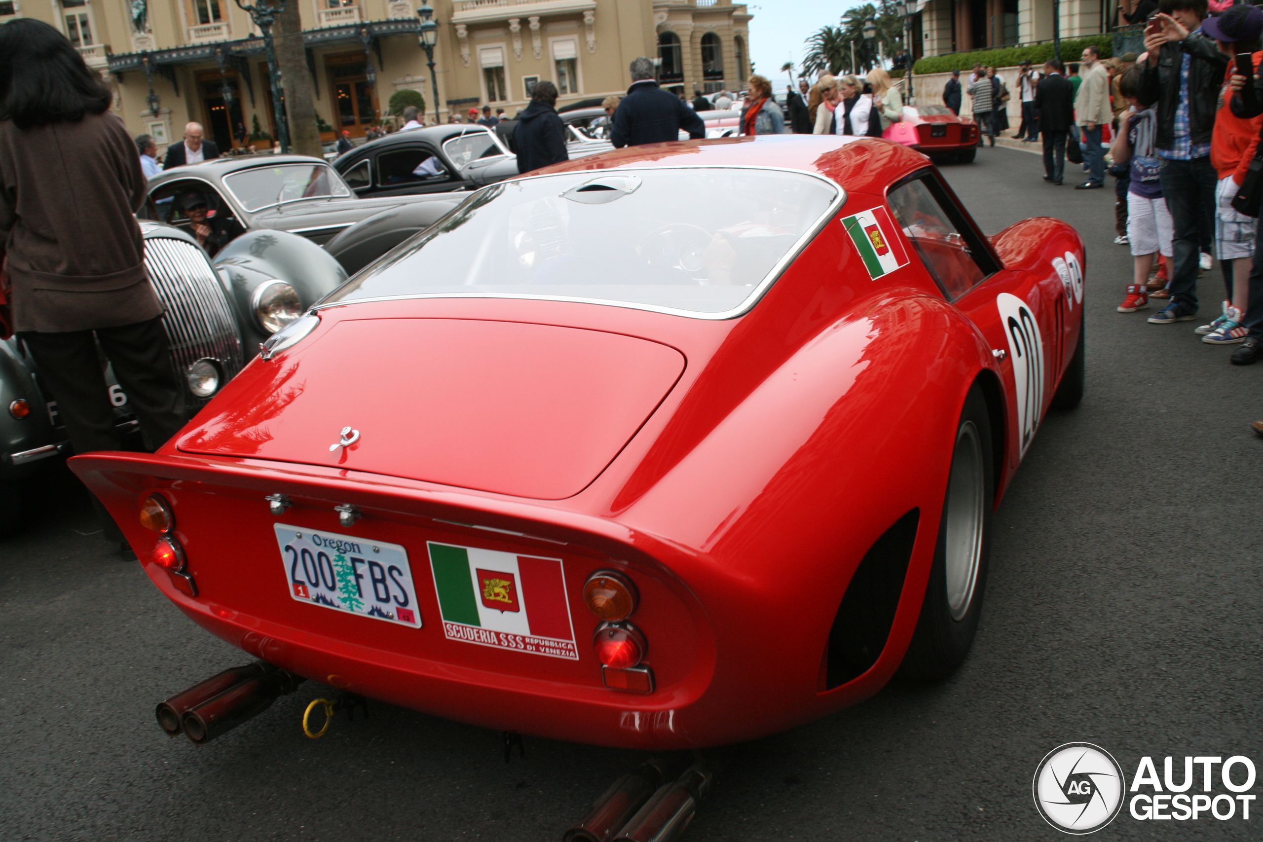 A 250 GTO shows up in Monaco.