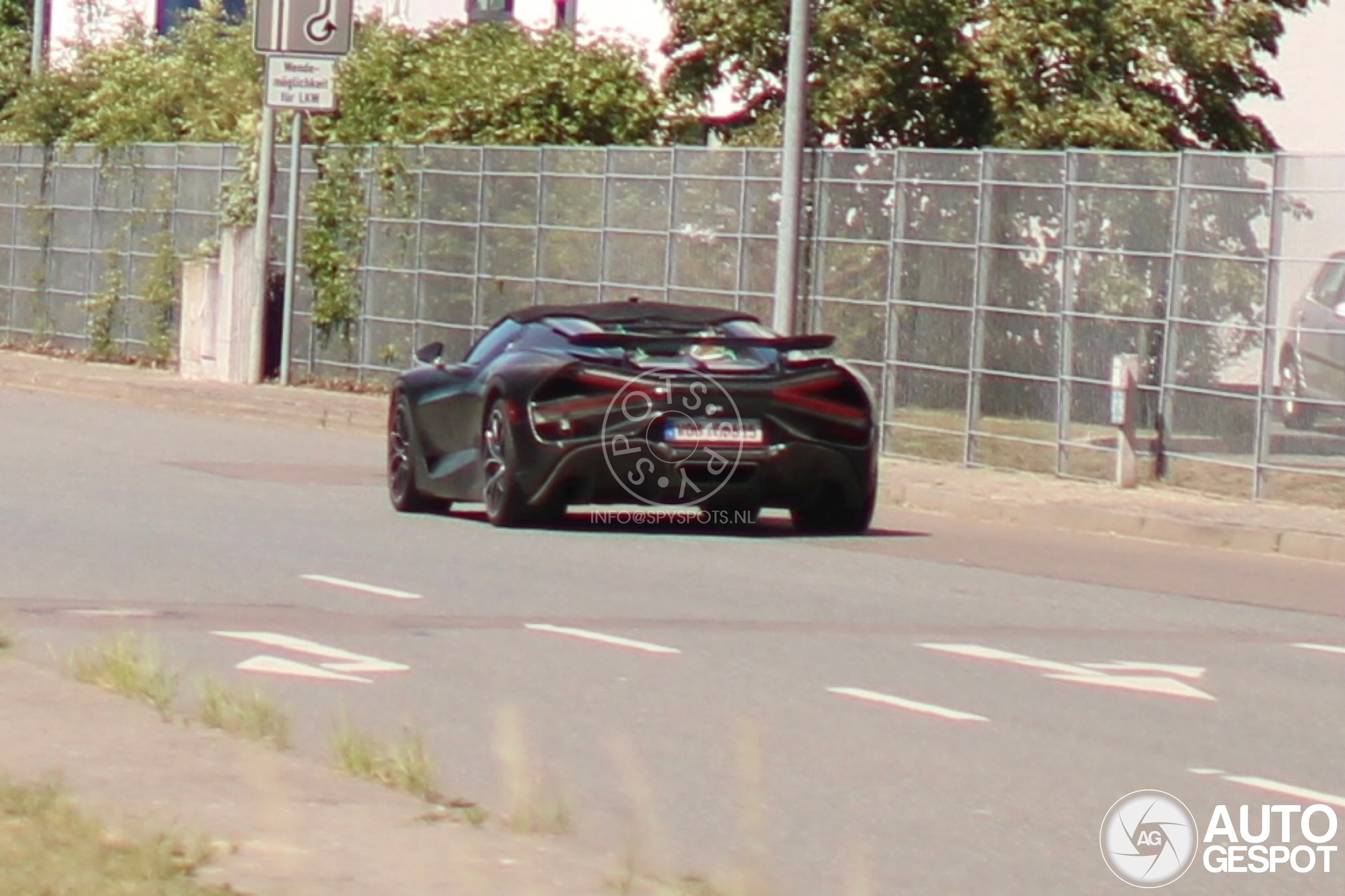 End of an era: First customer Bugatti W16 Mistral spotted on the road