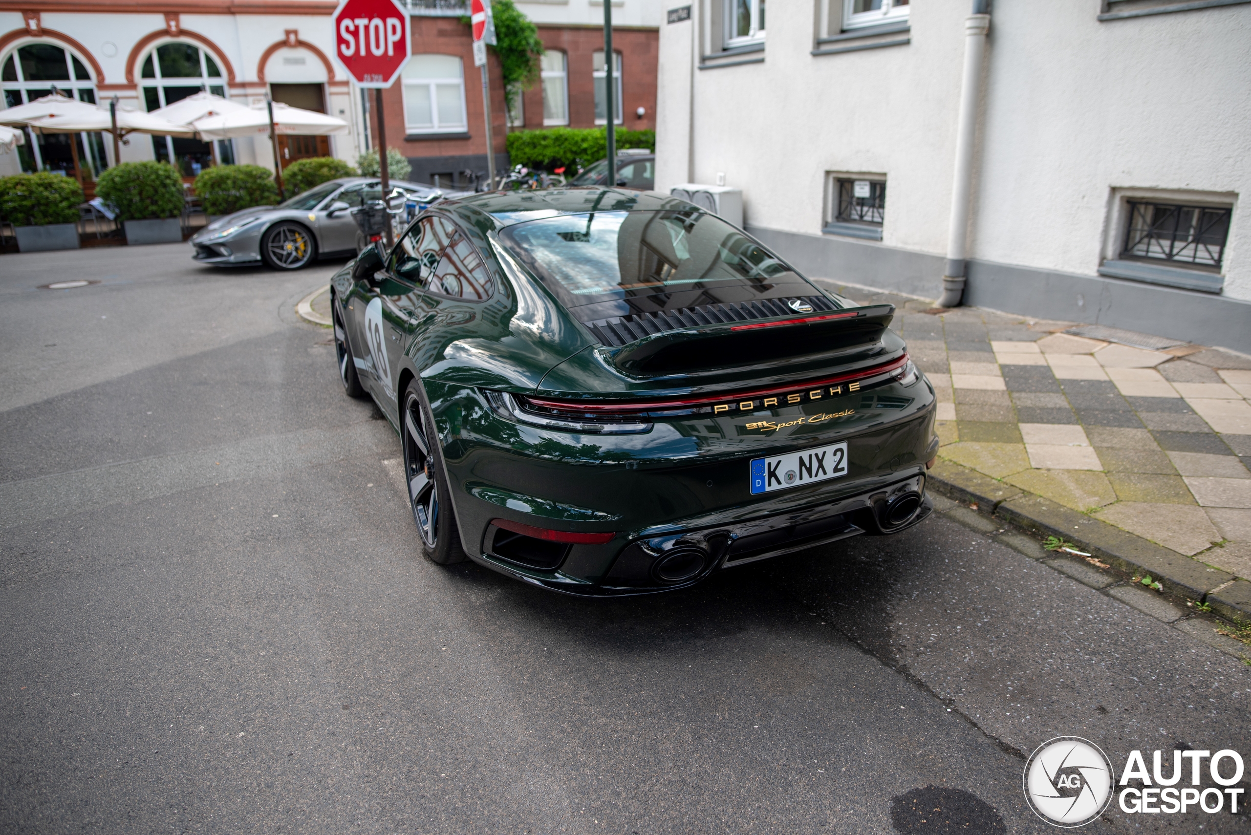 The striking yellow Porsche 992 Sport Classic