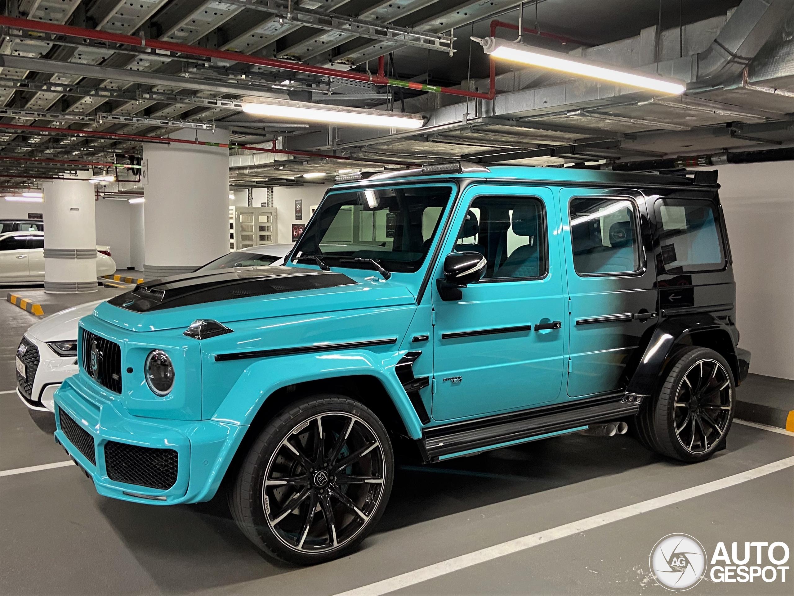 A G-Wagon without tinted windows