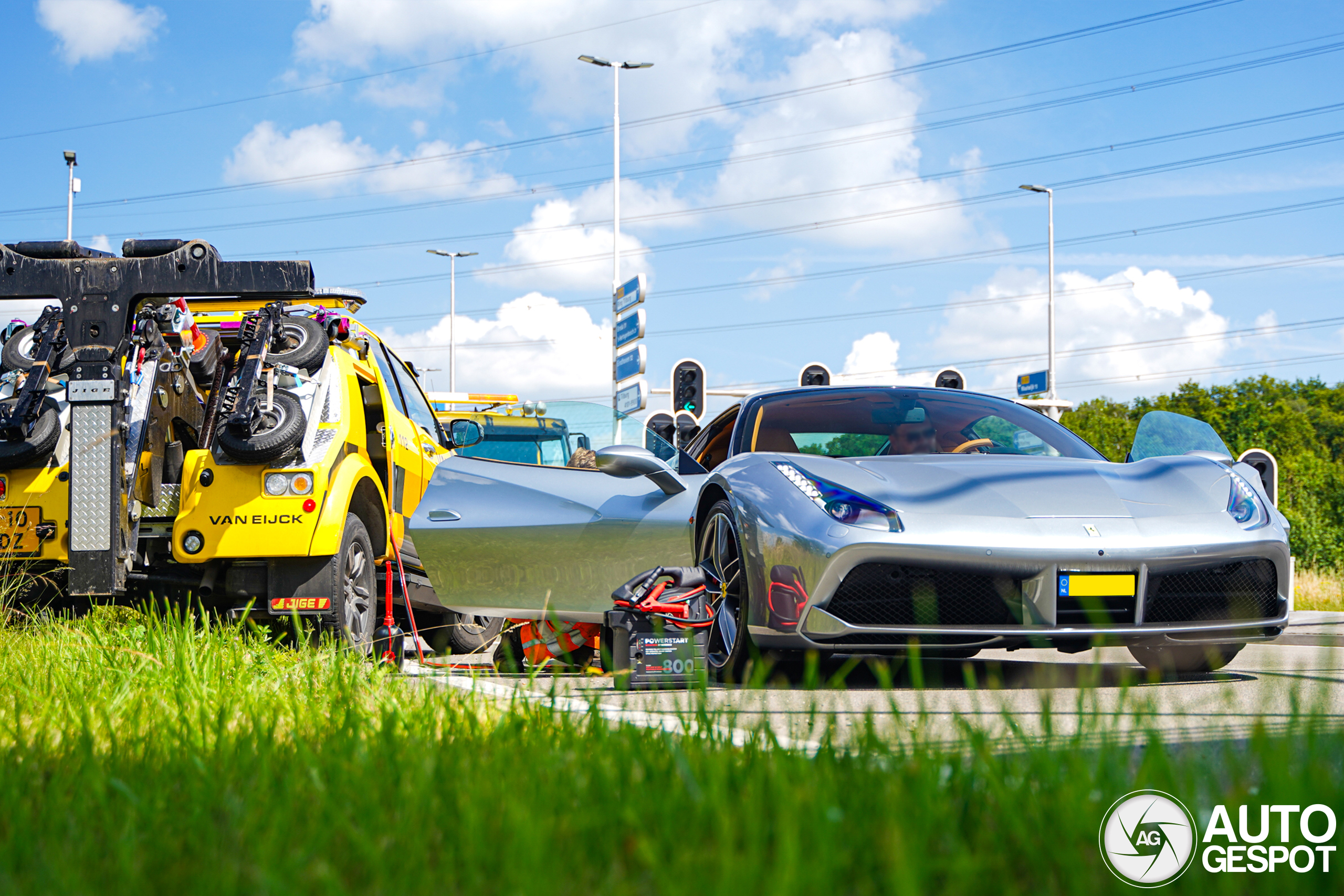 Ferrari 488 GTB heeft een beetje hulp nodig