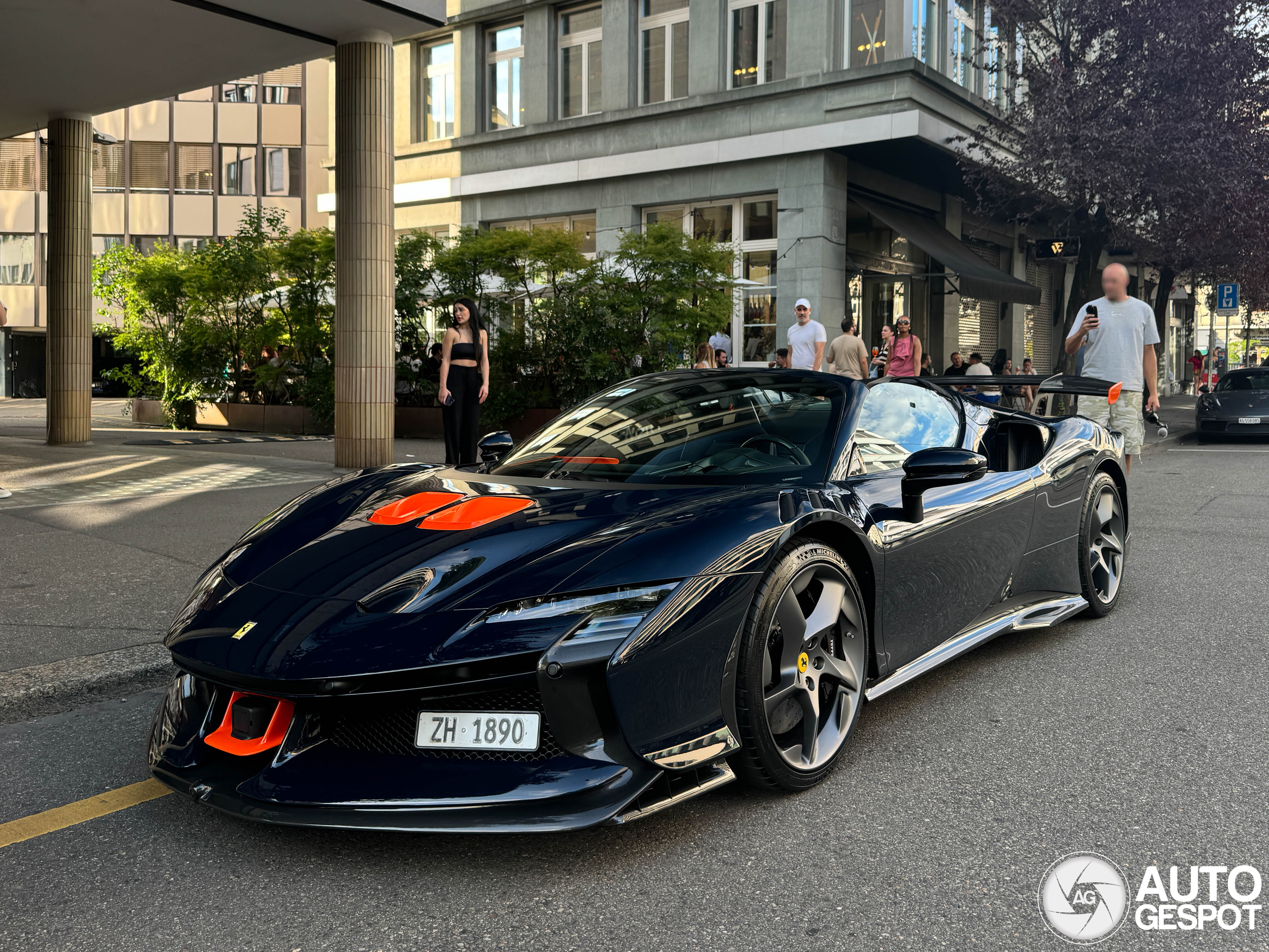 First customer Ferrari SF90 XX Spider spotted in Zürich