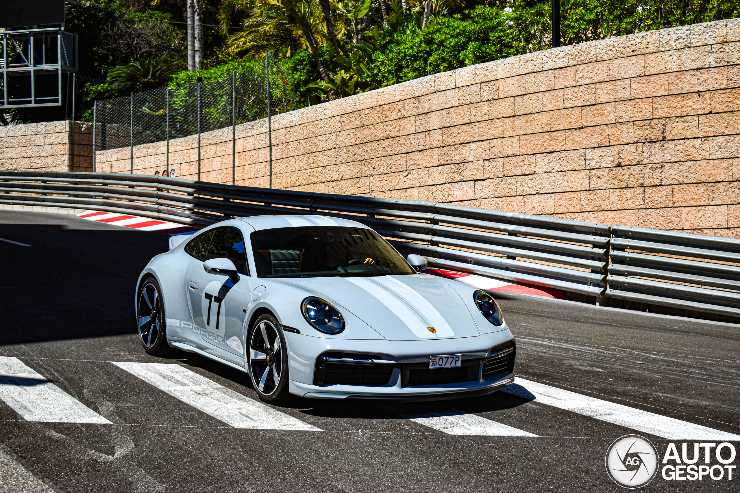 The striking yellow Porsche 992 Sport Classic