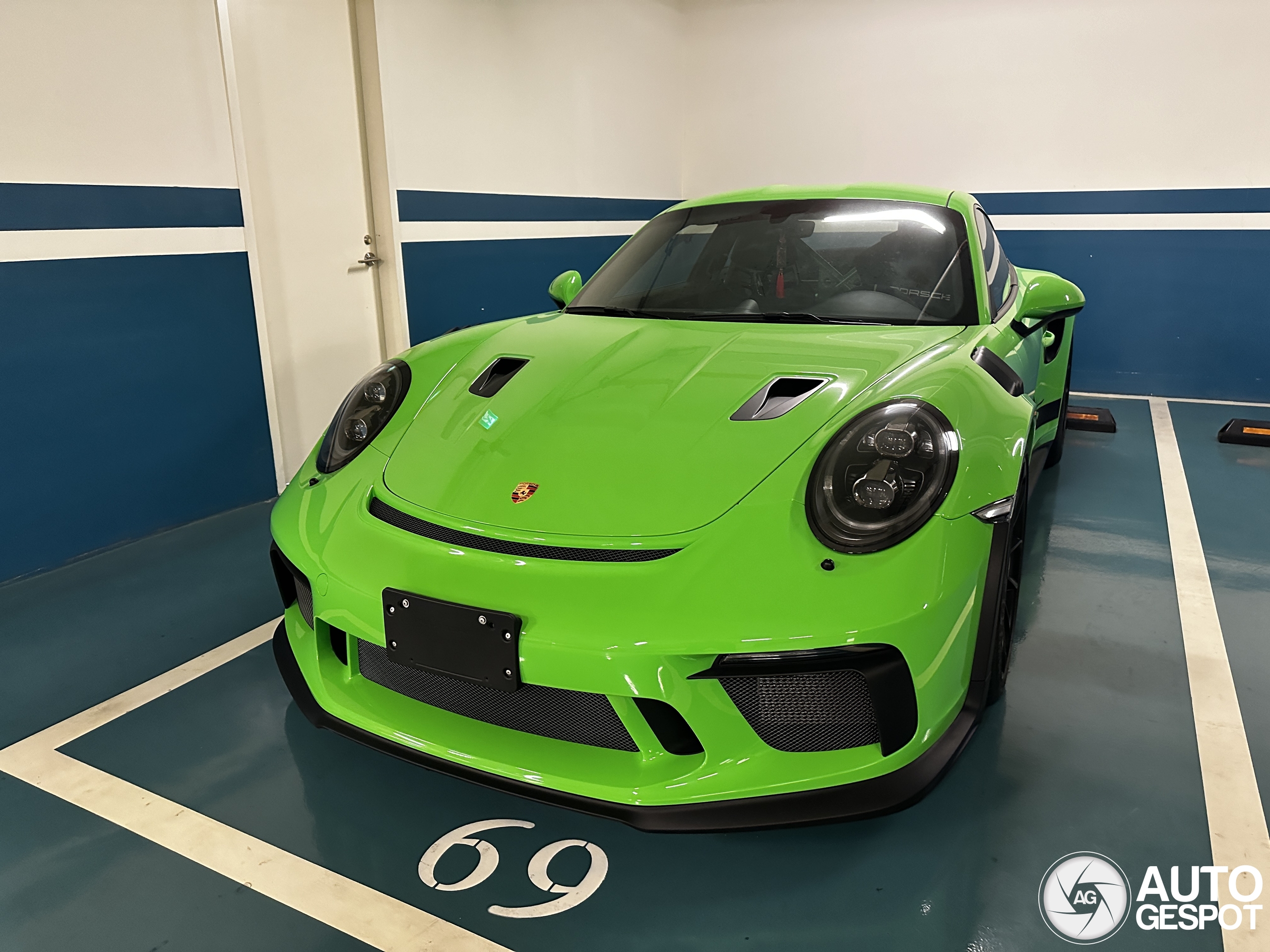 Spoilerloze Porsche GT3 RS