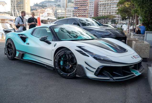 Ferrari F8 Spider Mansory F8XX Tempesta Turchese