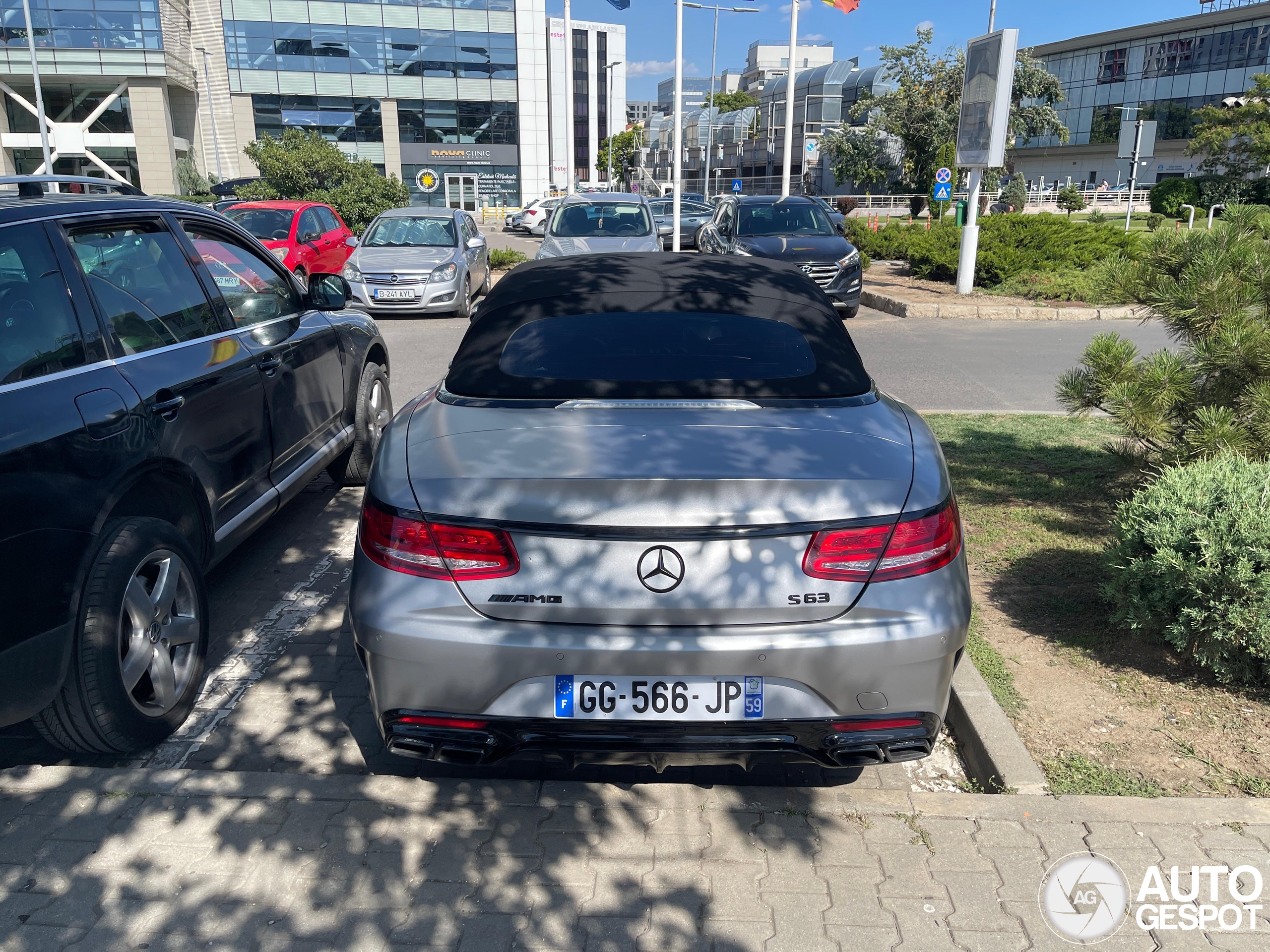 Mercedes-AMG S 63 Convertible A217 2018