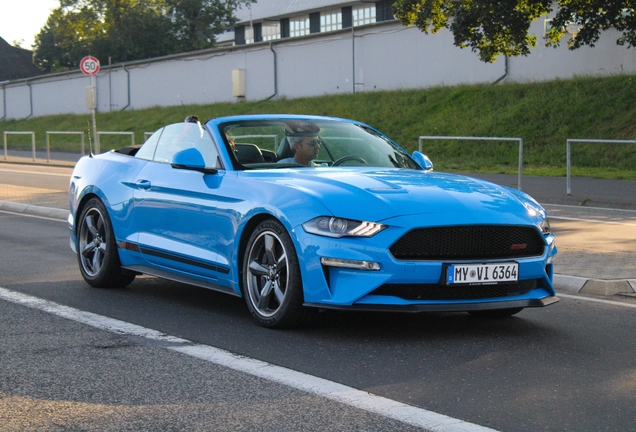 Ford Mustang GT California Special Convertible 2018