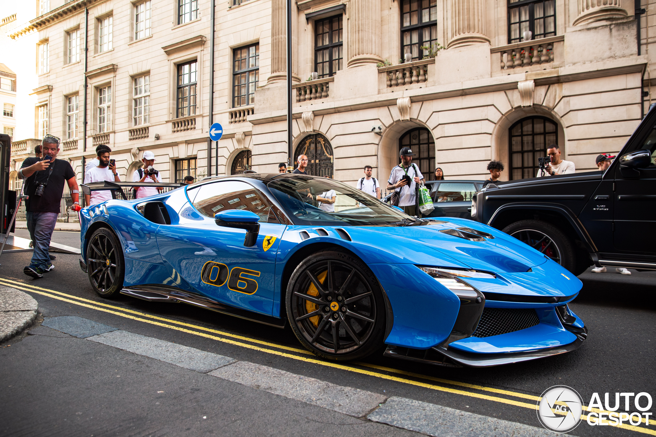 Ferrari SF90 XX Stradale joins Bugatti Chiron Sport in London