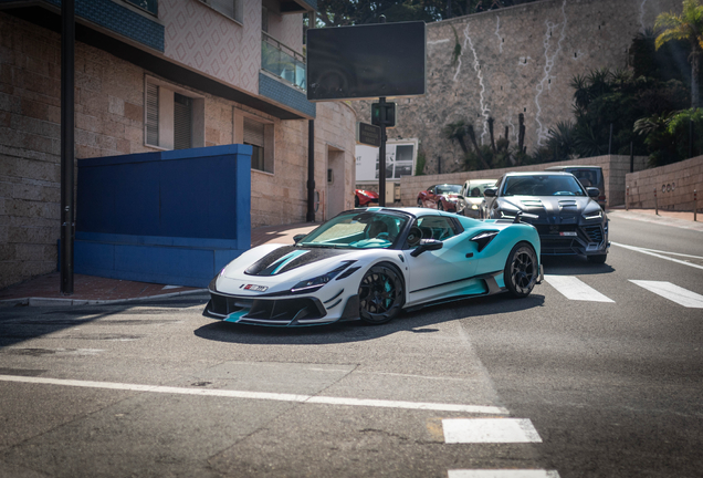 Ferrari F8 Spider Mansory F8XX Tempesta Turchese