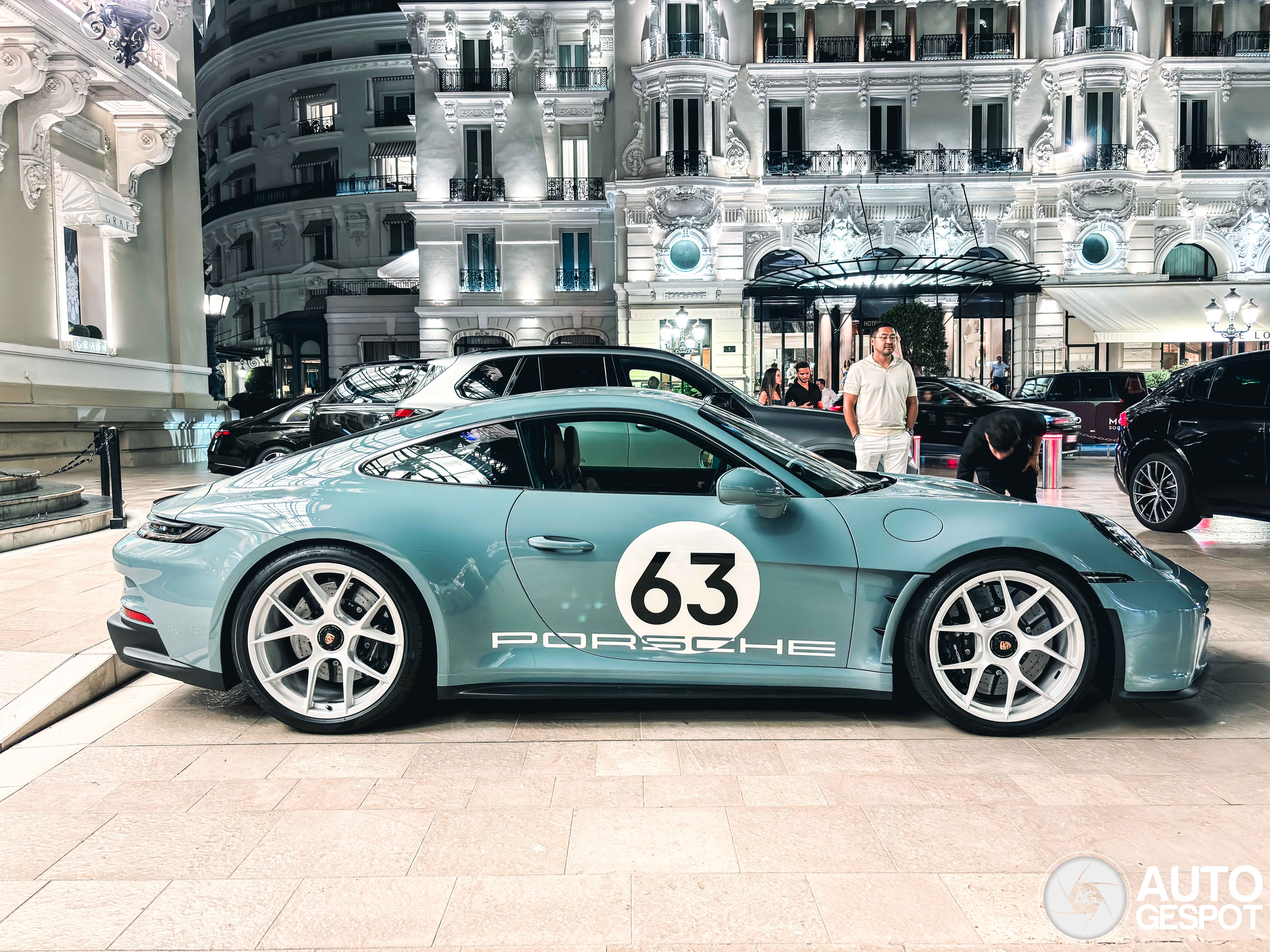 Porsche 992 S/T from Dubai with a matching license plate