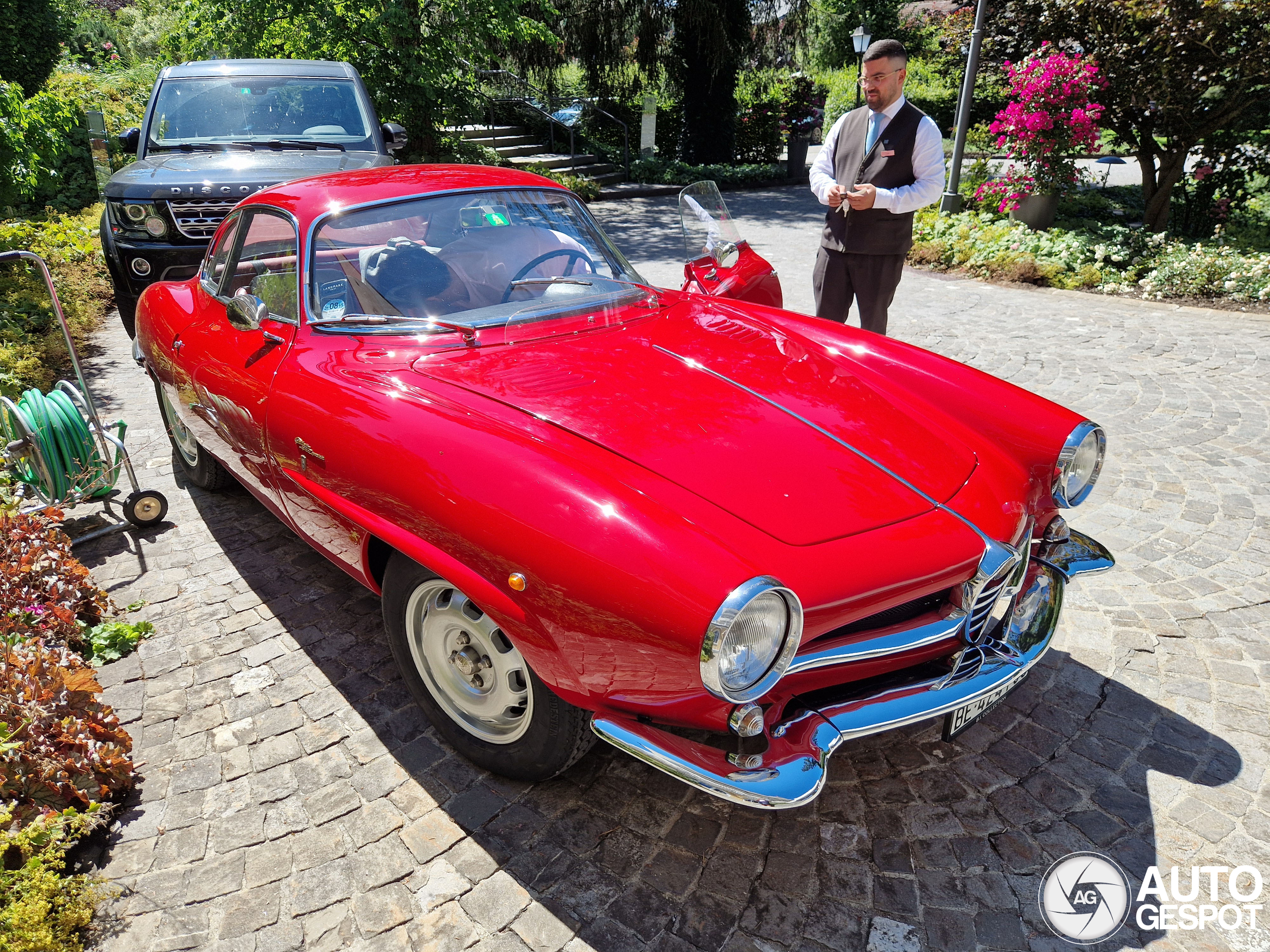 Classic elegance: Alfa Romeo Giulietta Sprint Speciale spotted in Gstaad