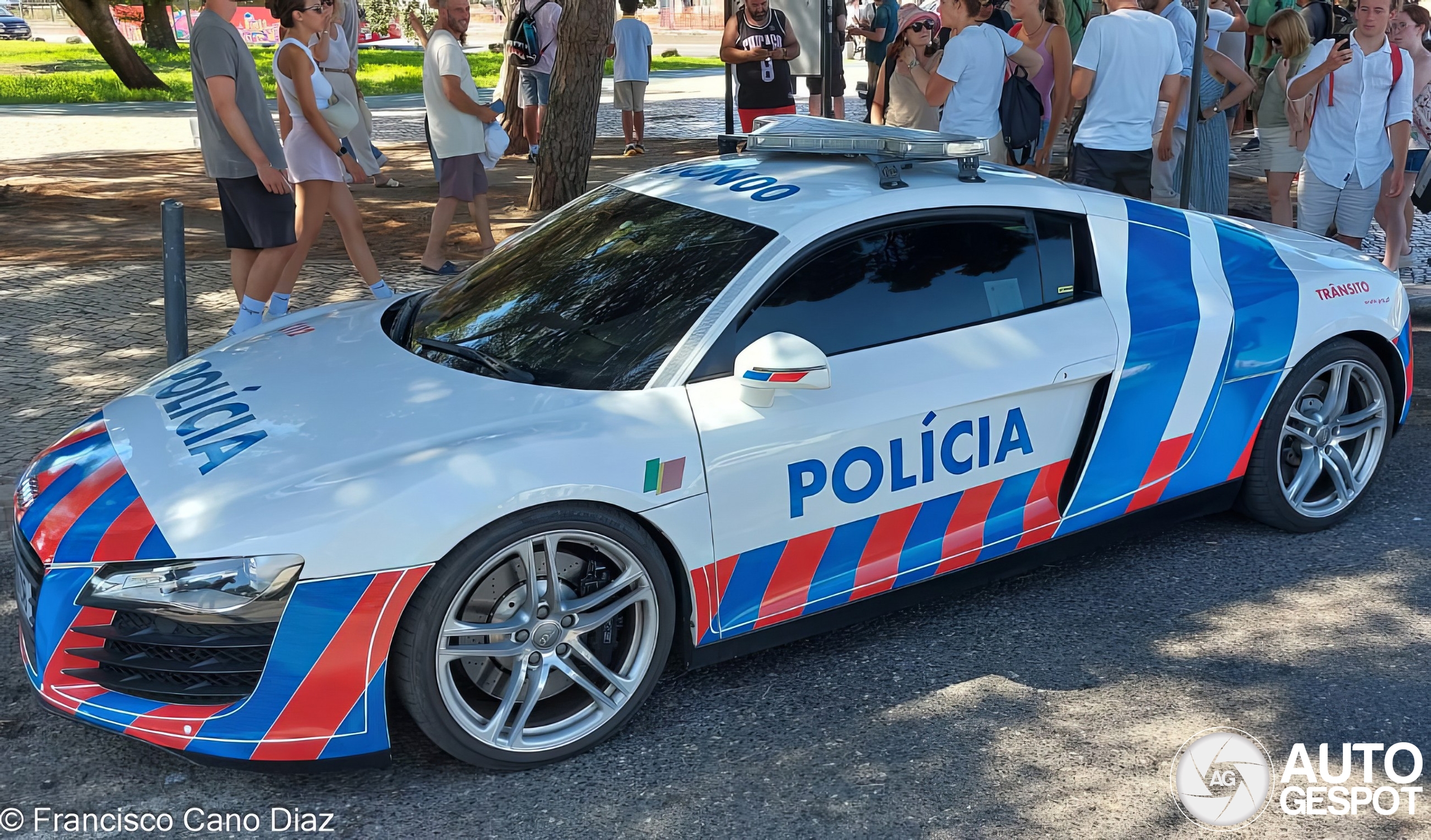 Audi R8 Polícia