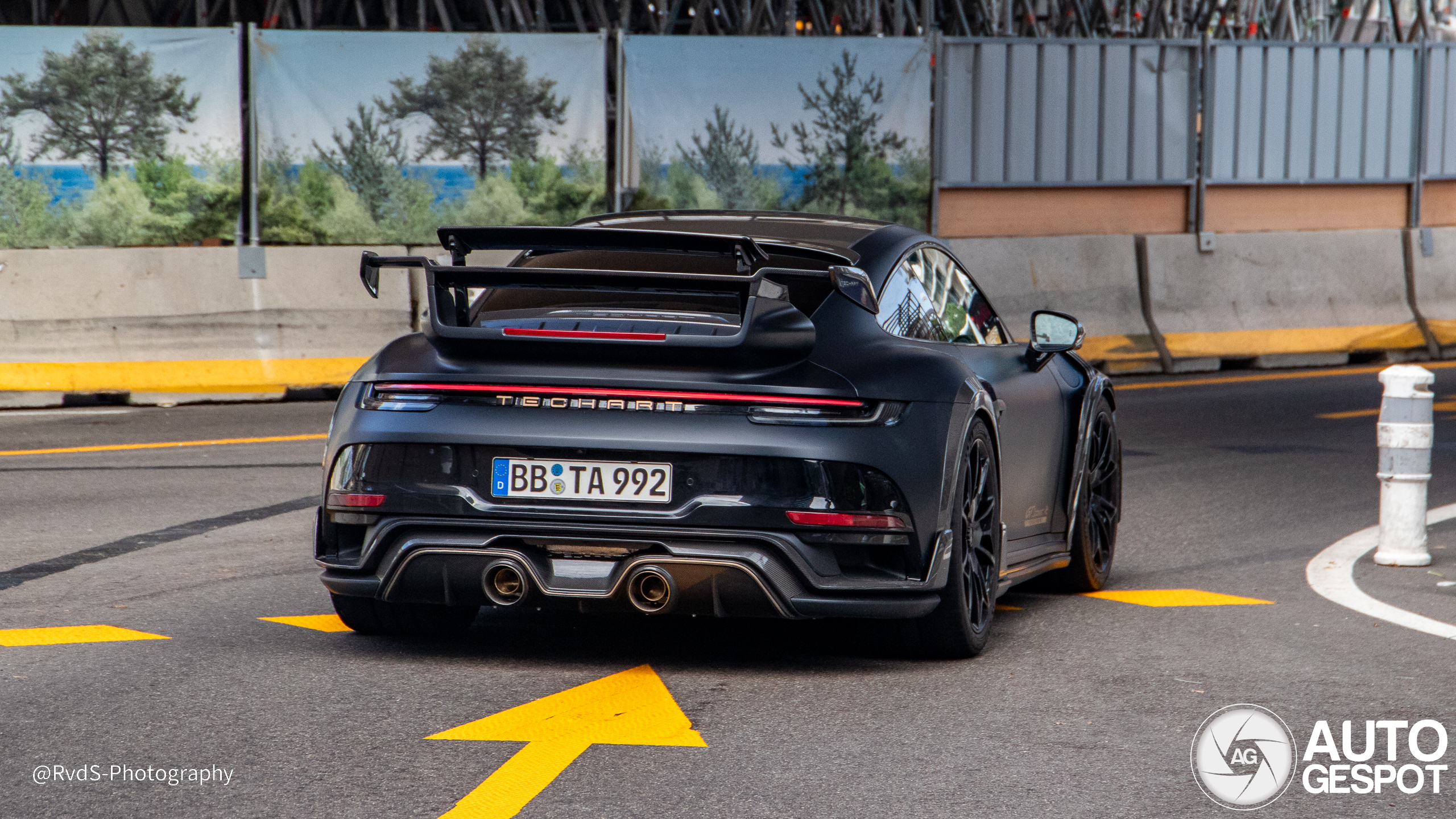 Porsche TechArt 992 GT Street R Monochrome