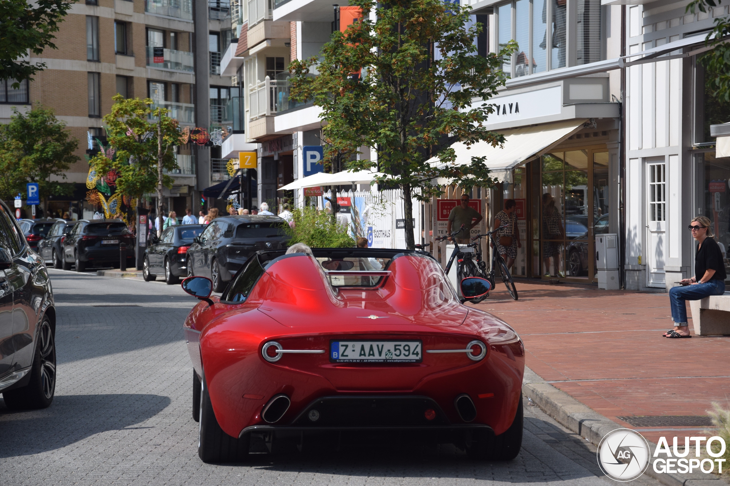 Alfa Romeo Disco Volante Spyder is op zijn plek in Knokke