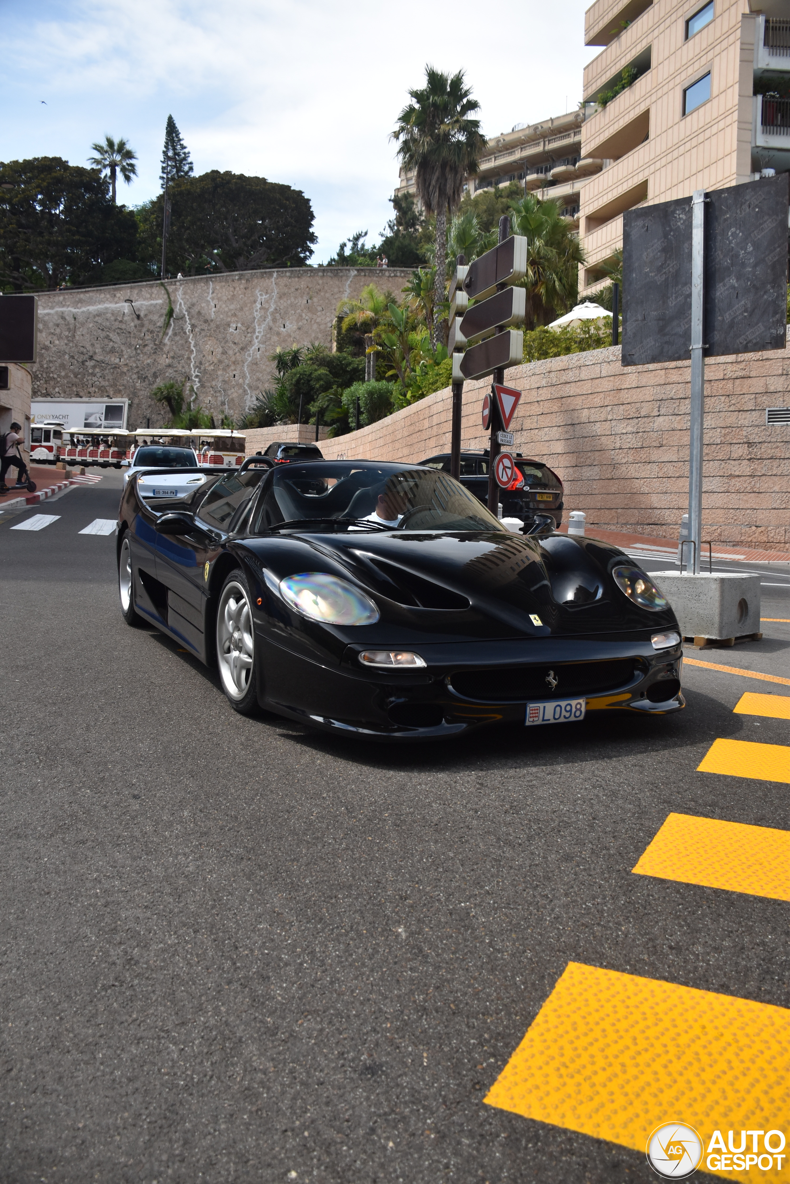 Rare black Ferrari F50 spotted in Monaco: A true Icon